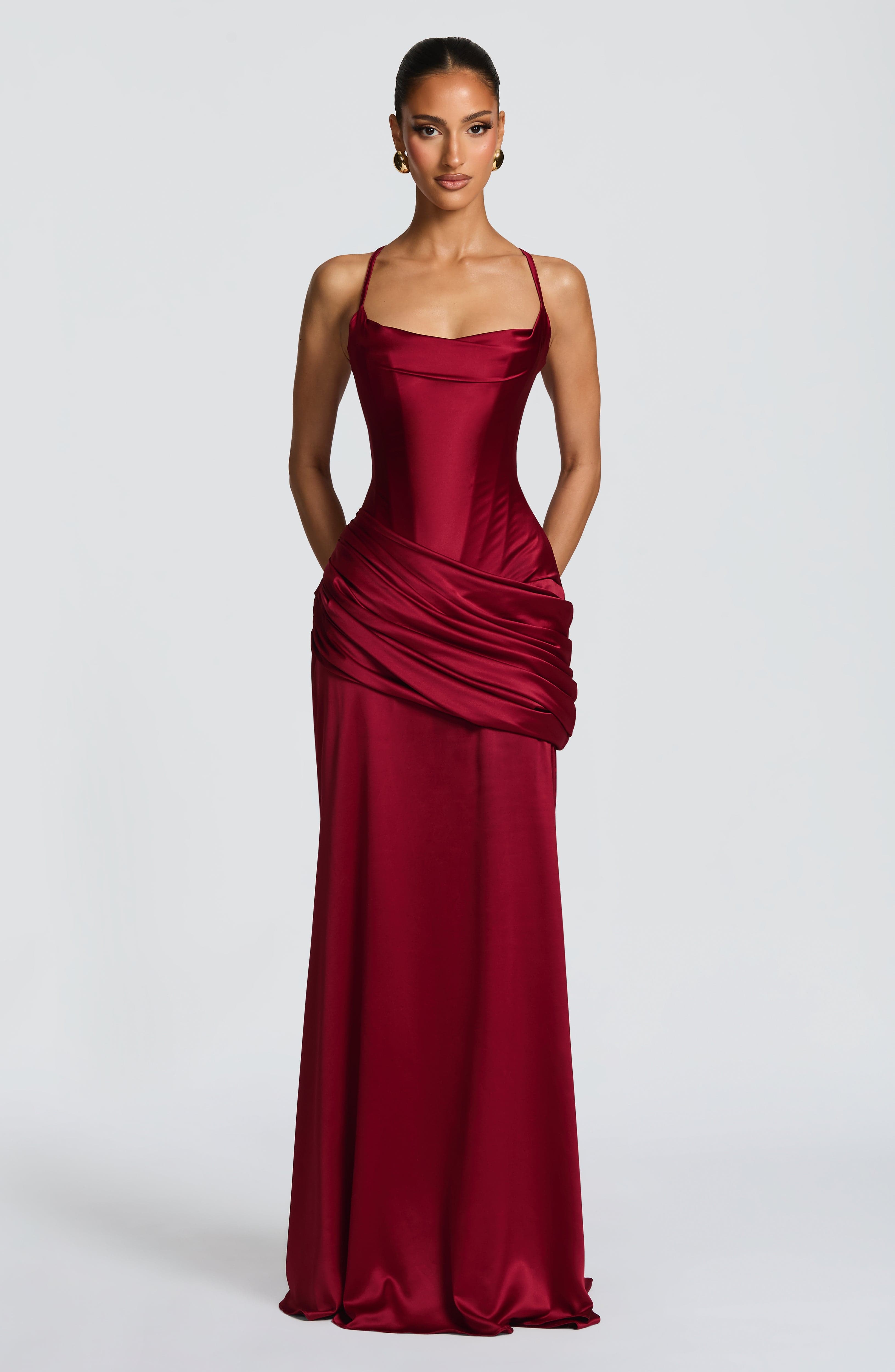 Connie Gown - Burgundy – image 4