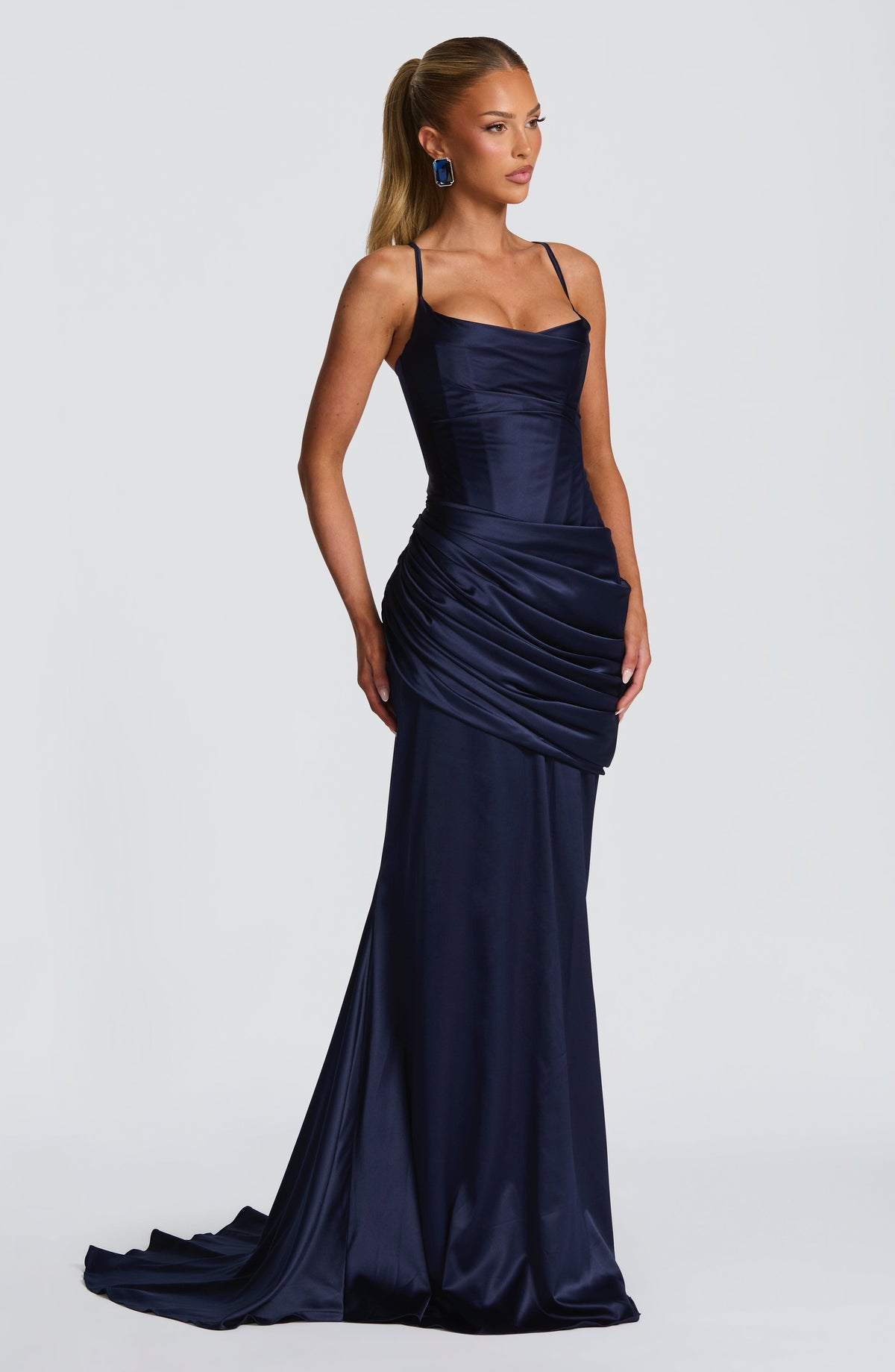 Connie Gown - Navy – image 1