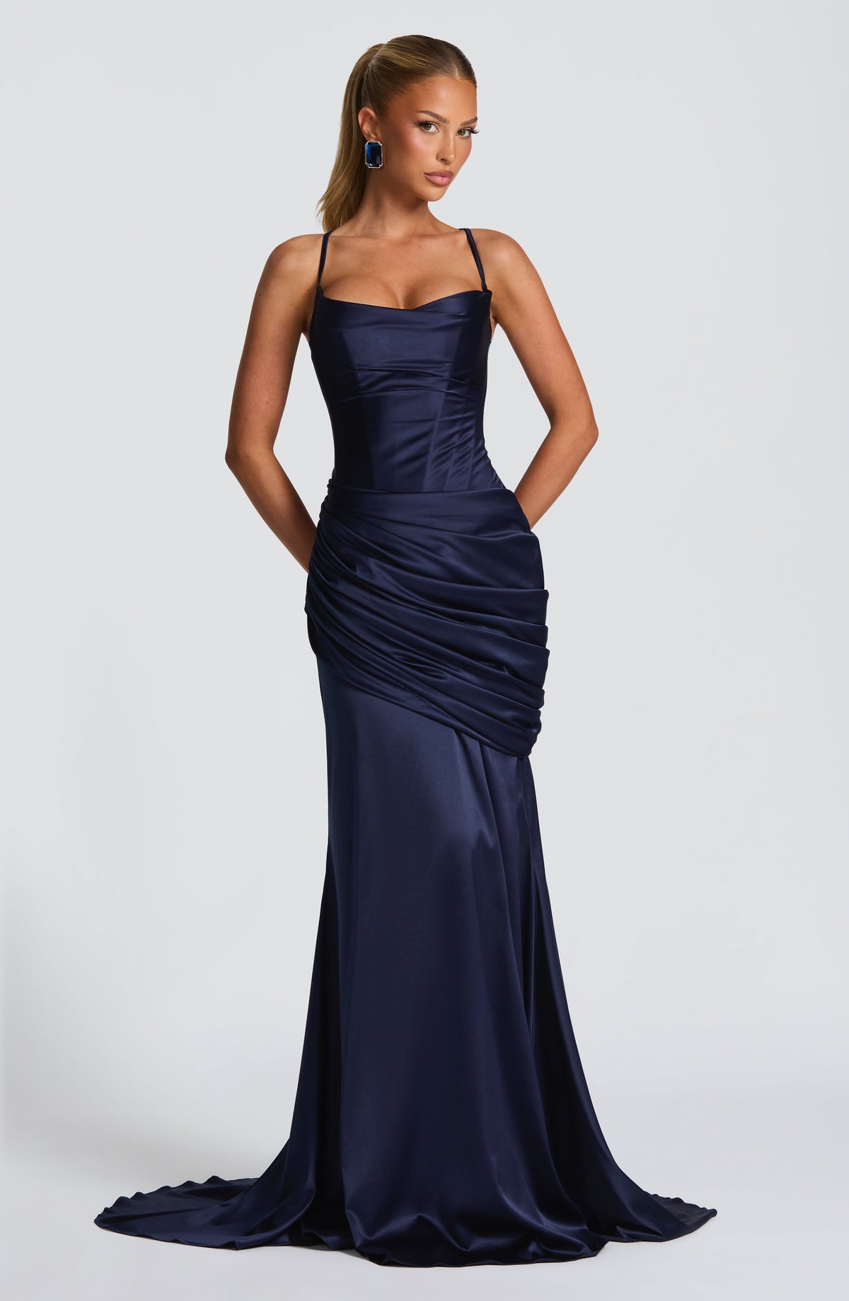 Connie Gown - Navy – image 5