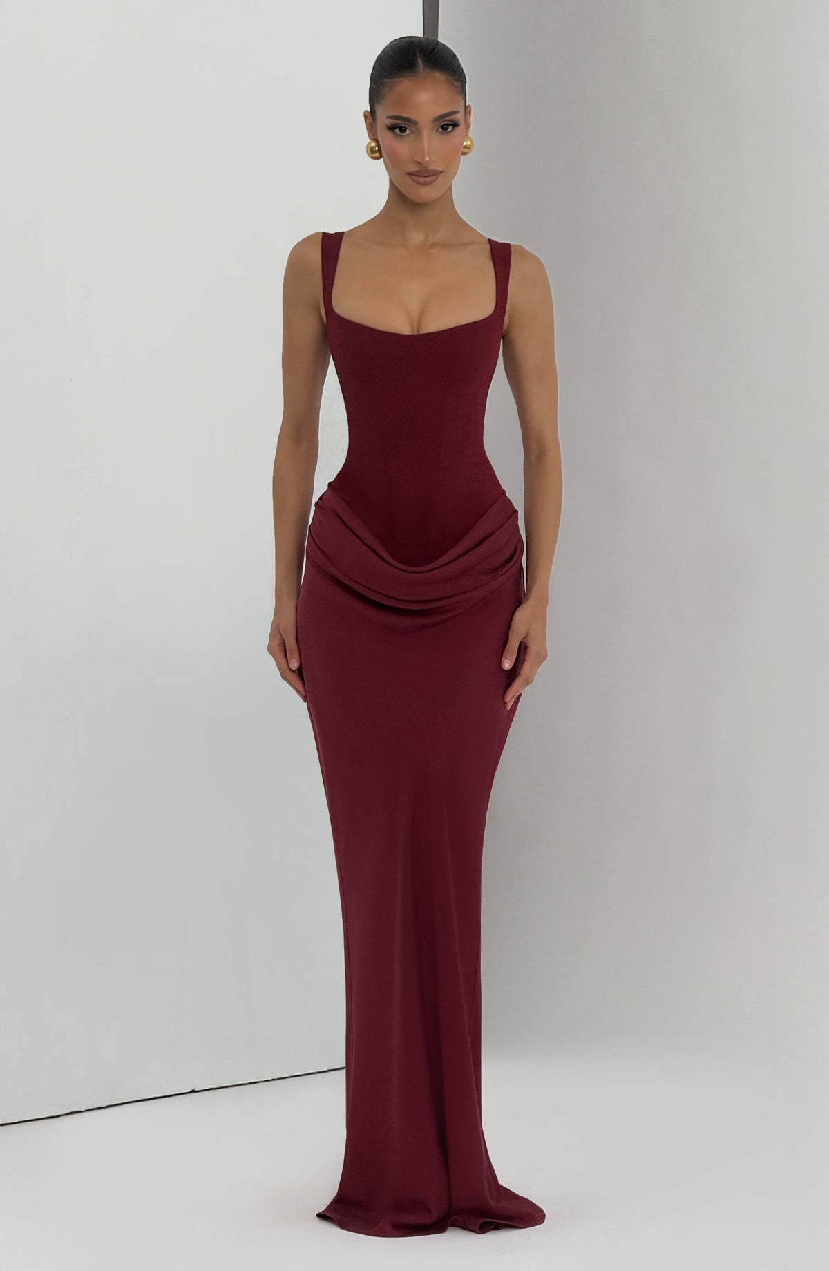 Cornelia Maxi Dress - Burgundy – image 7