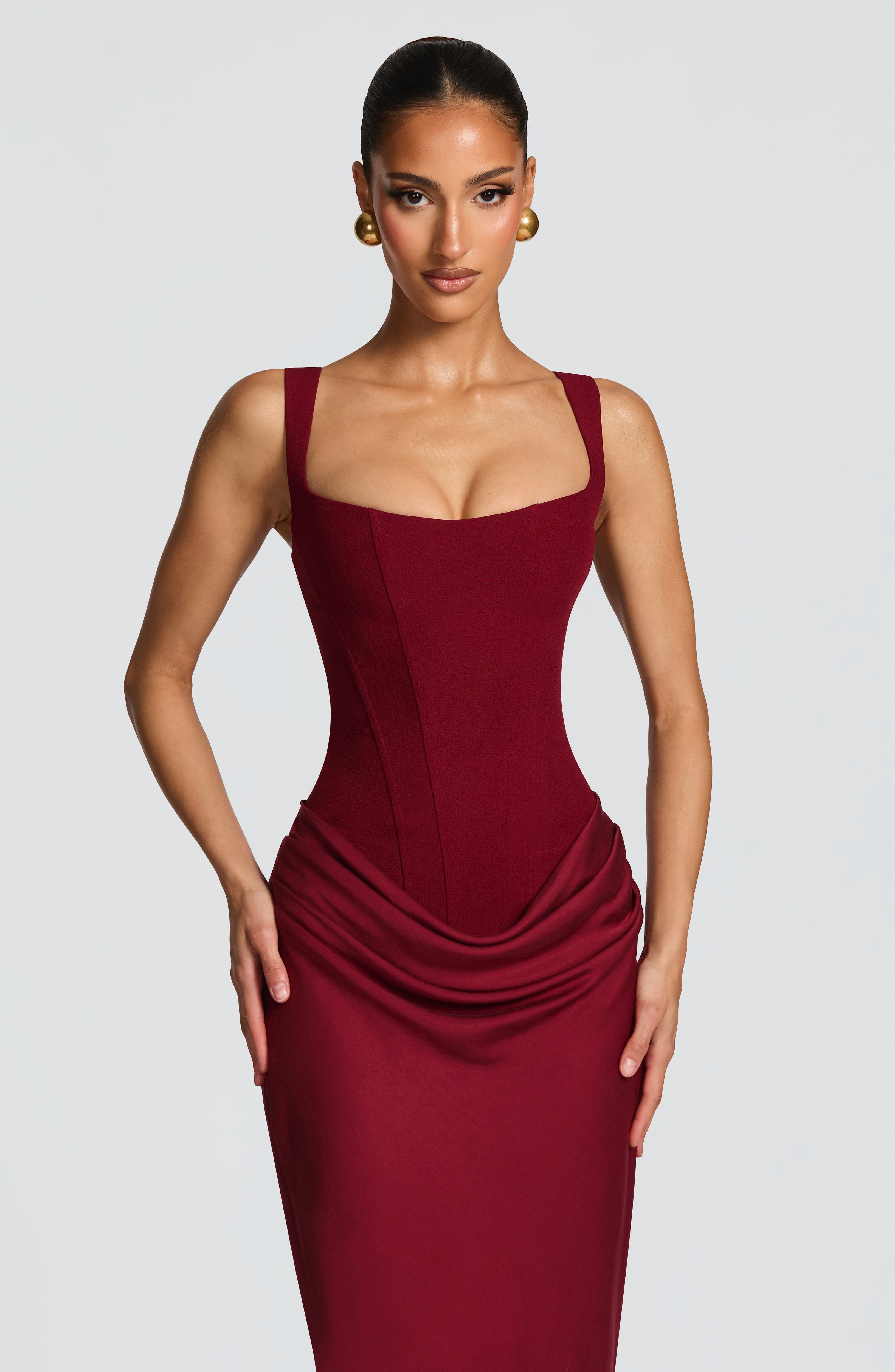 Cornelia Maxi Dress - Burgundy – image 6