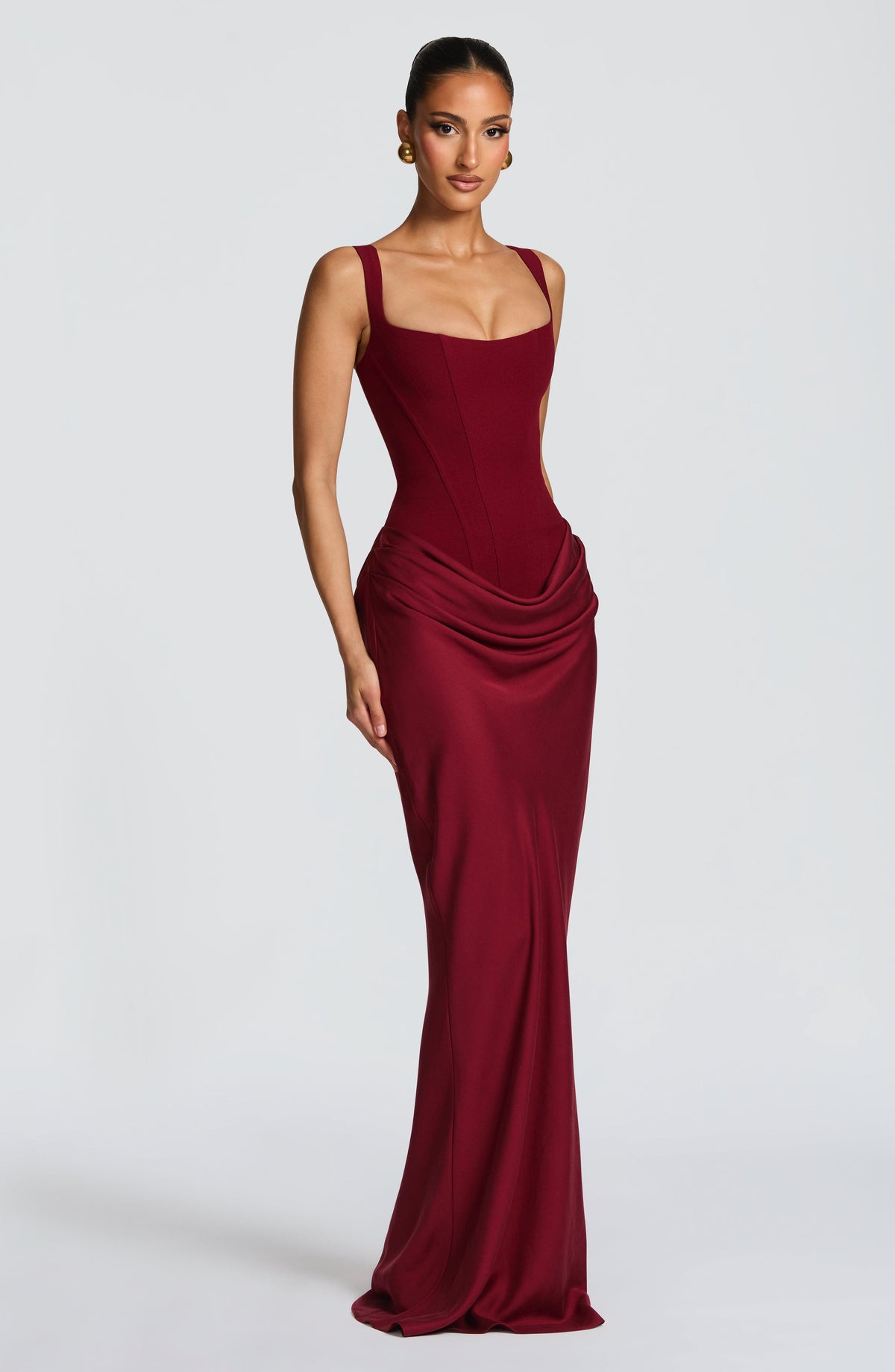Cornelia Maxi Dress - Burgundy – image 4