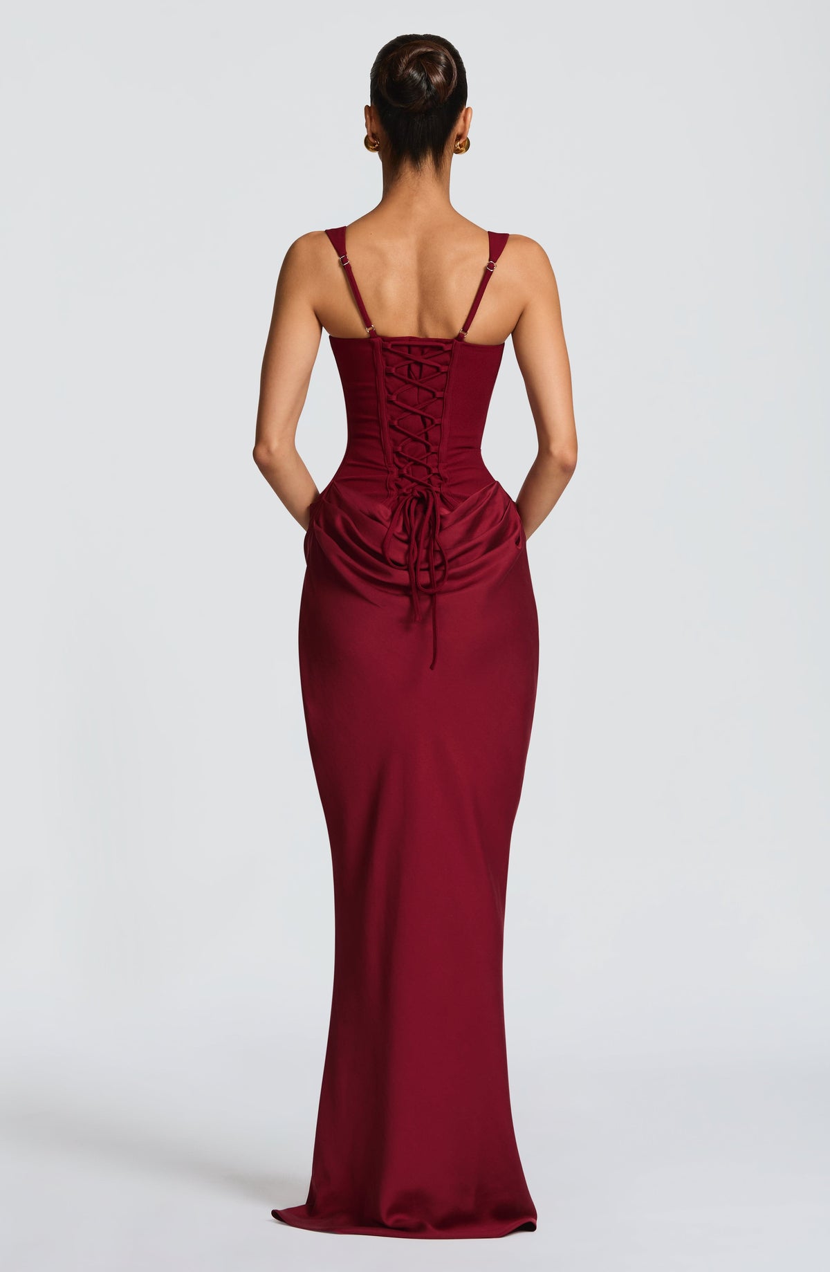 Cornelia Maxi Dress - Burgundy – image 2