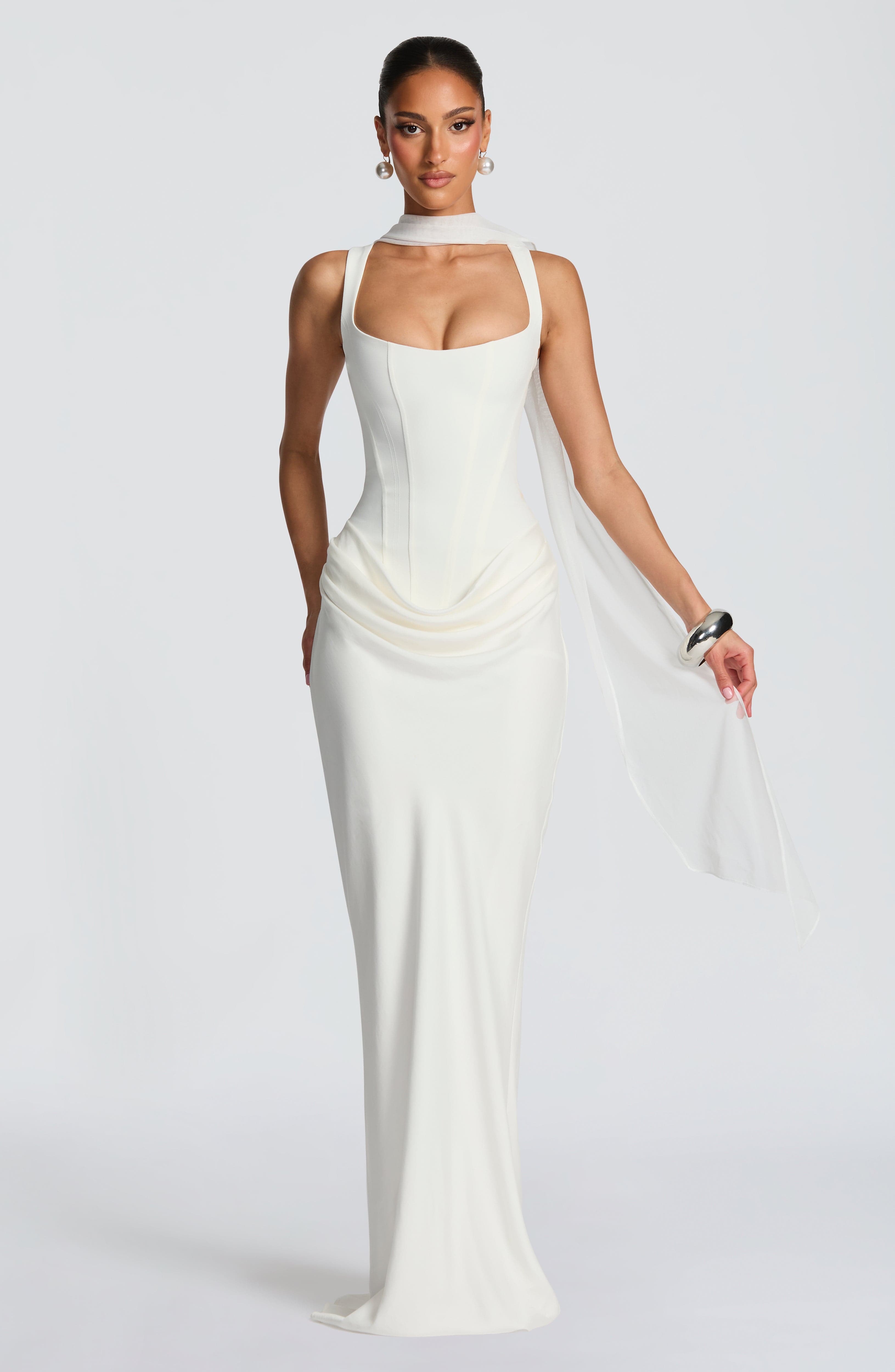 Cornelia Maxi Dress - Ivory – image 2
