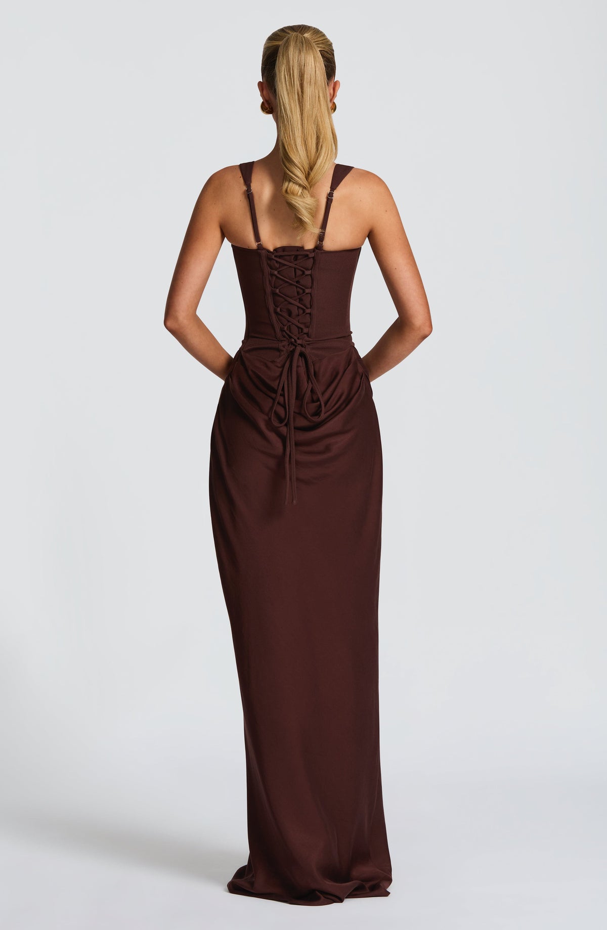 Cornelia Maxi Dress - Plum Brown – image 2