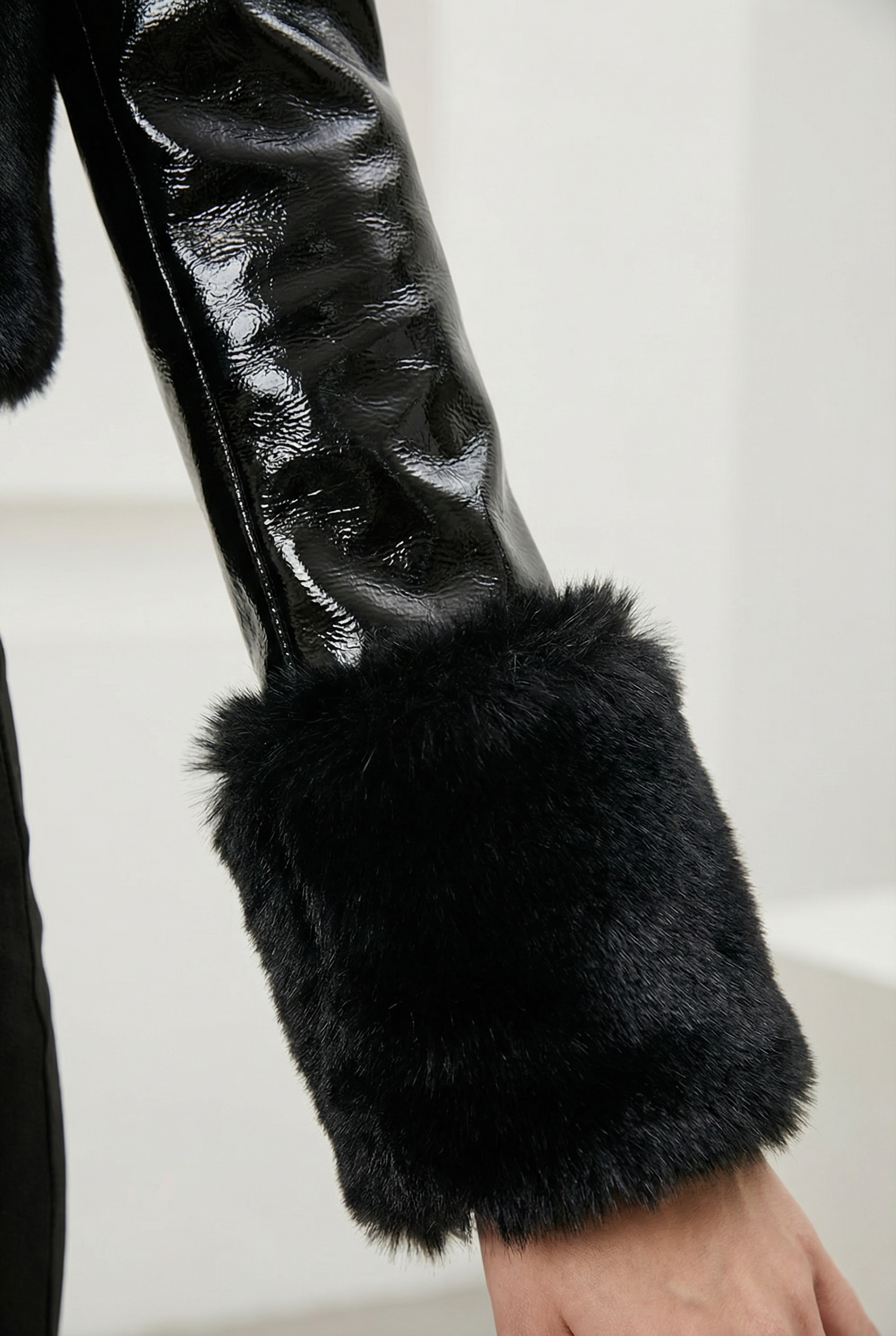 Romane Short Coat – Black – image 5