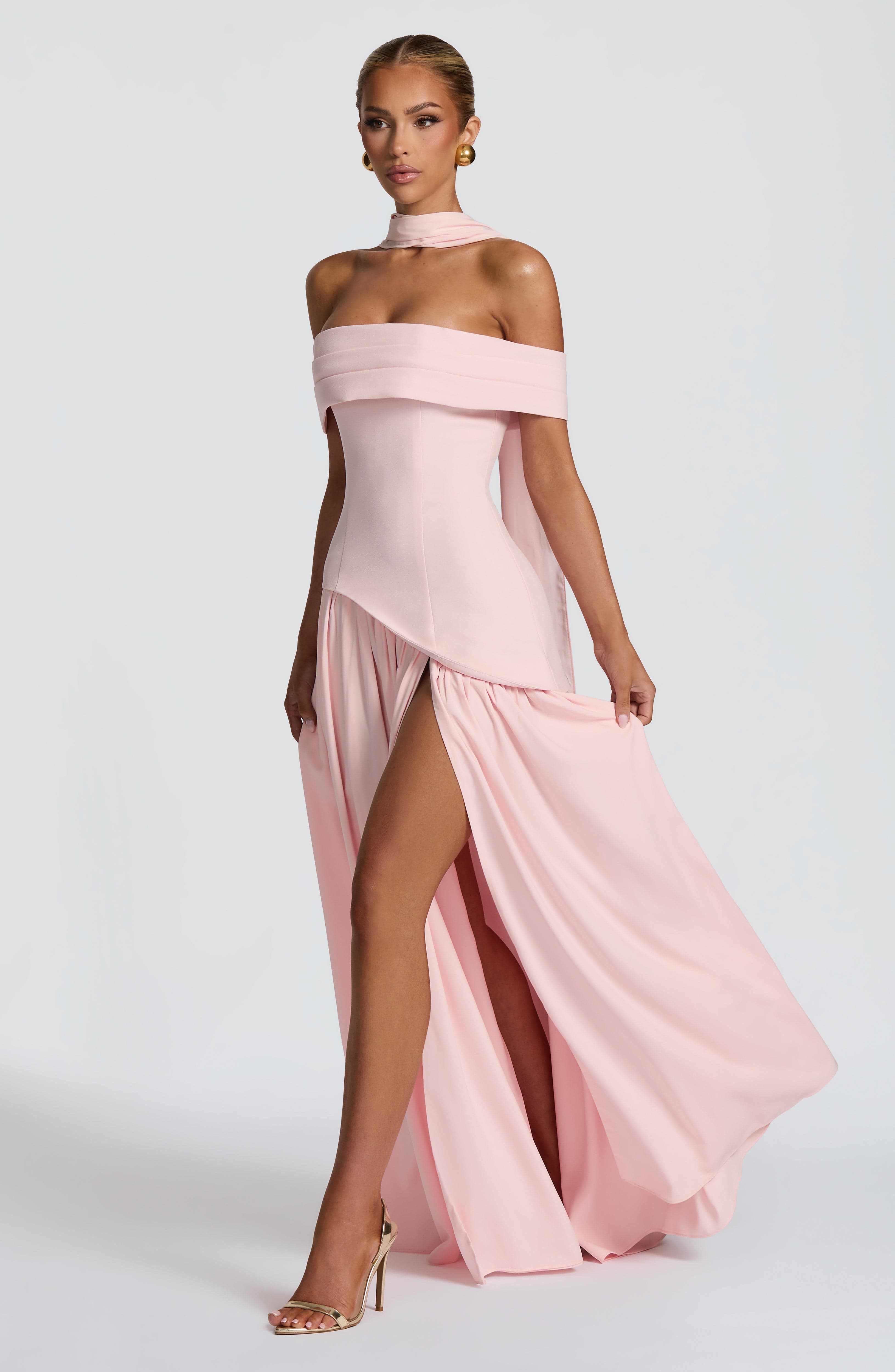 Delilah Maxi Dress - Blush – image 2