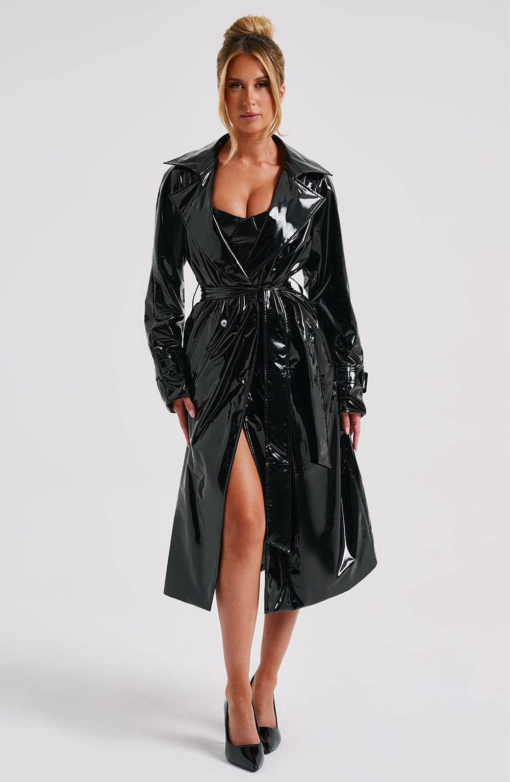 Dynasty Trench Coat – Black – image 4