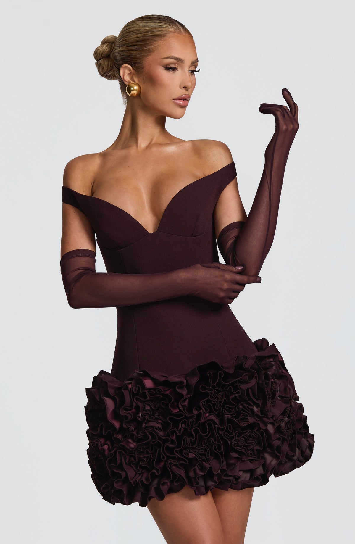 Eli Gloves - Plum – image 2