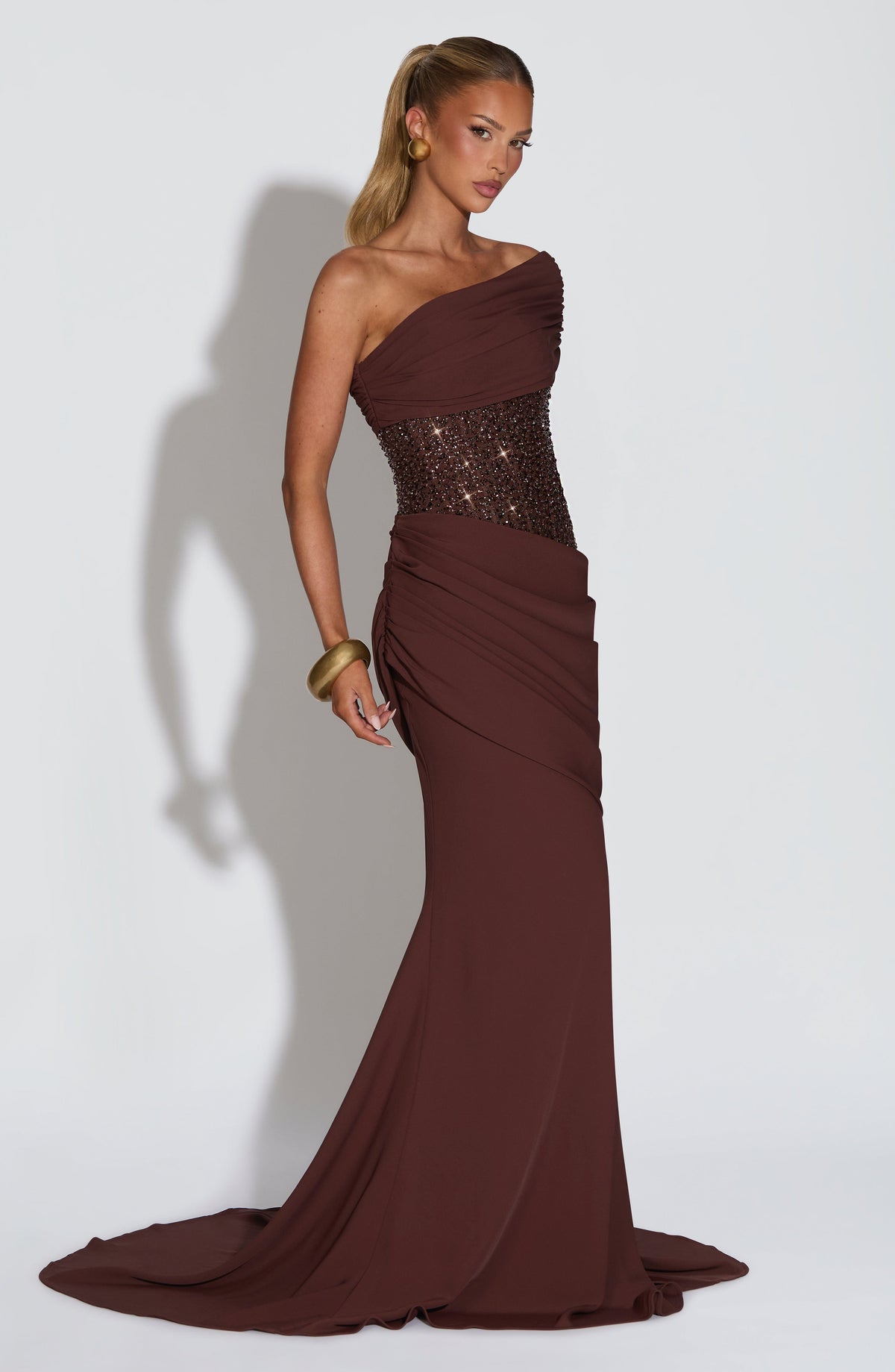 Ellora Gown - Plum Brown – image 4