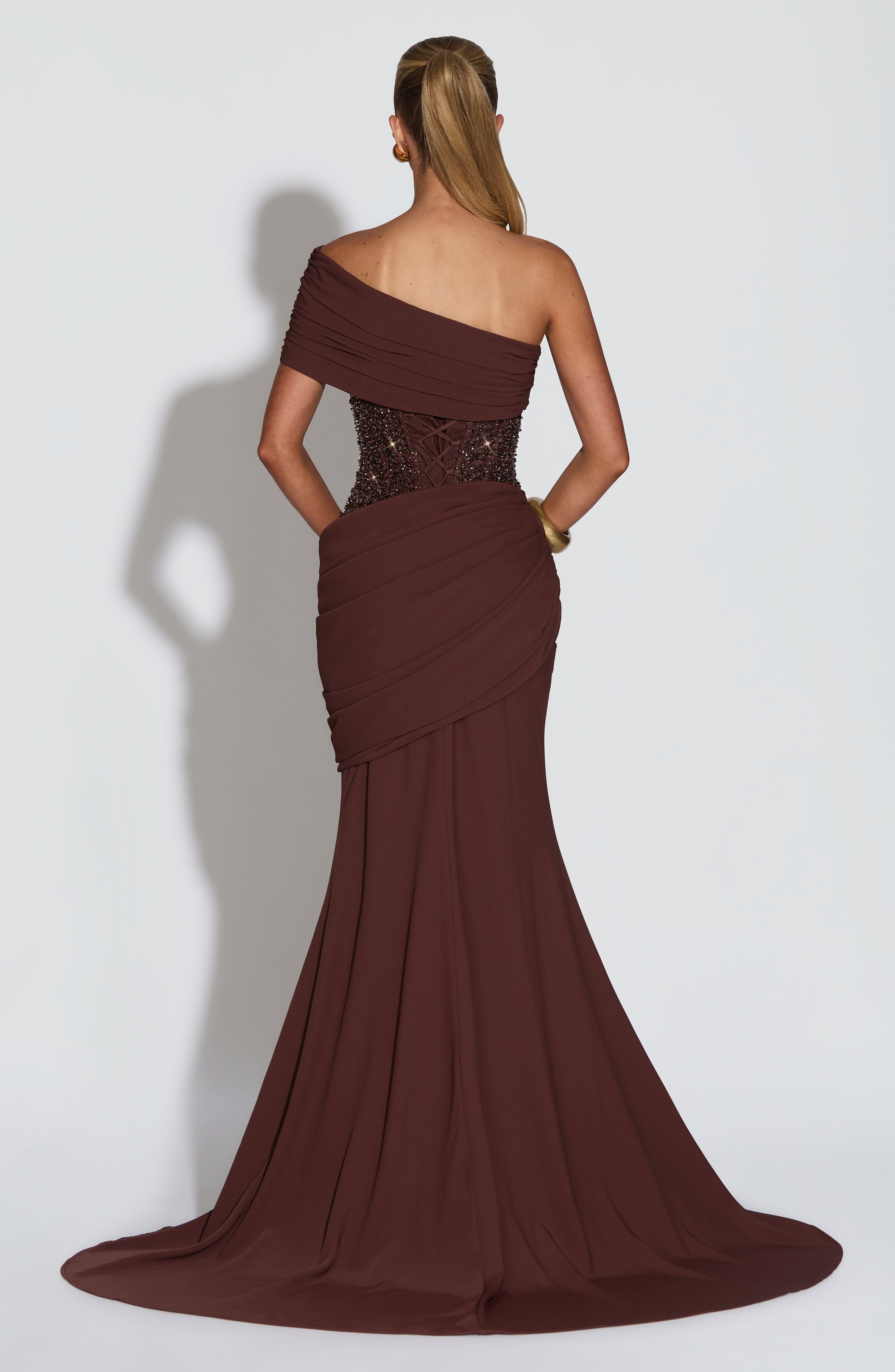 Ellora Gown - Plum Brown – image 2
