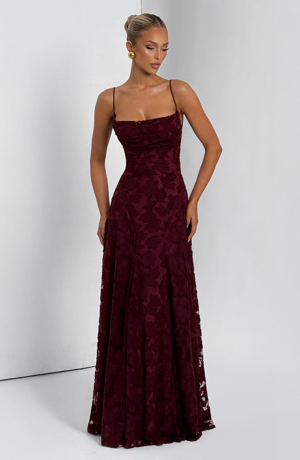 Francis Maxi Dress - Cherry Lacquer – image 1