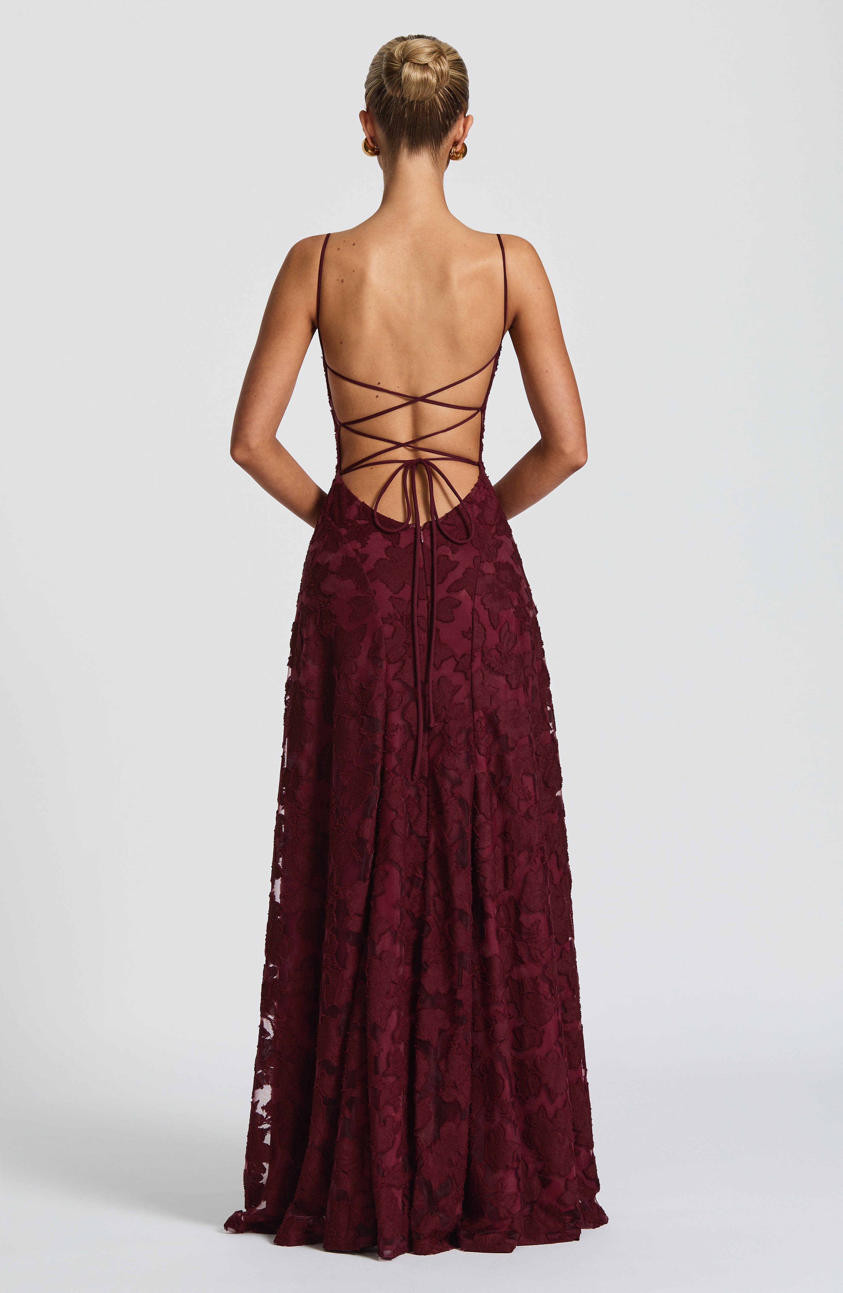 Francis Maxi Dress - Cherry Lacquer – image 3