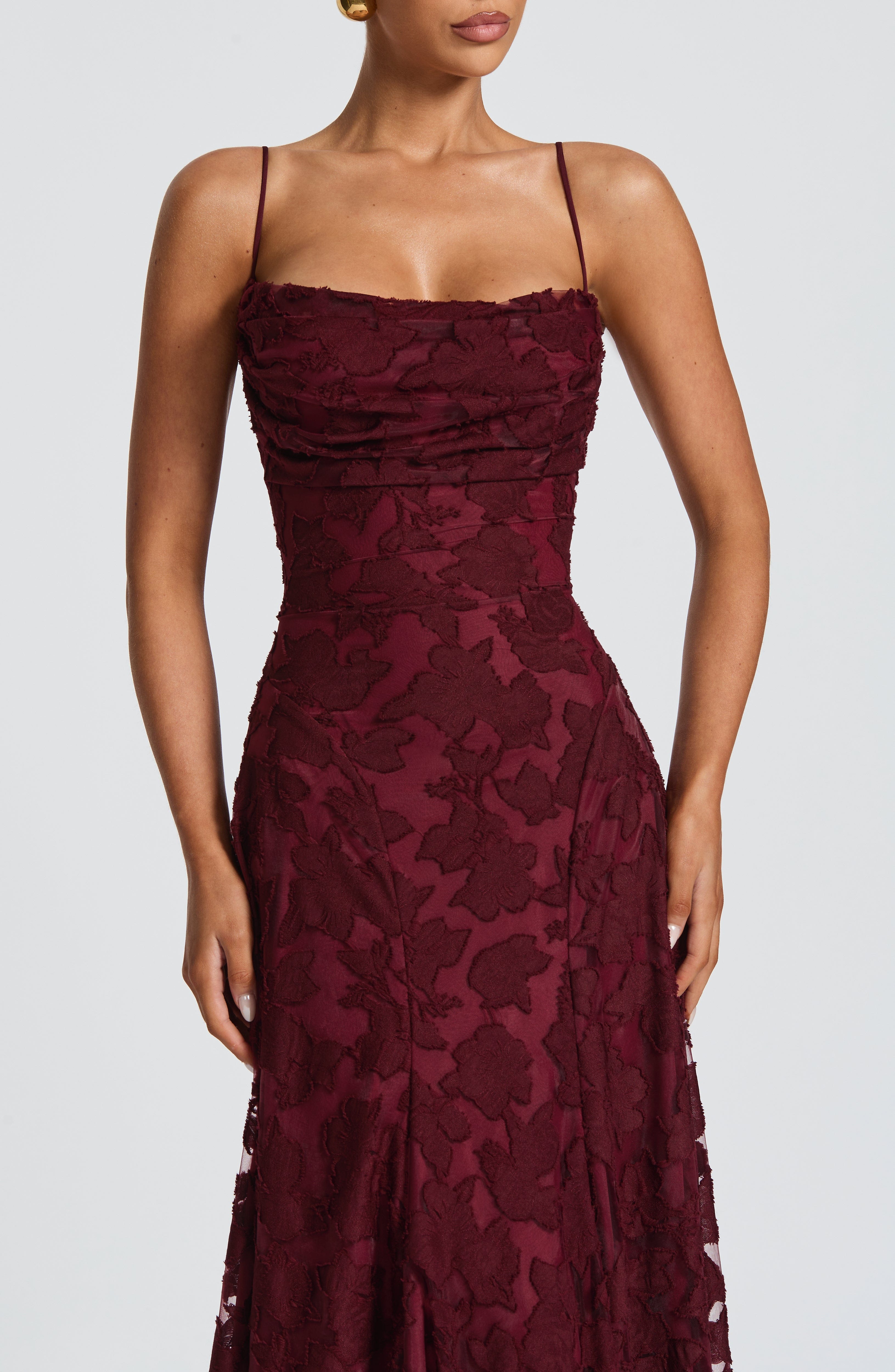 Francis Maxi Dress - Cherry Lacquer – image 8