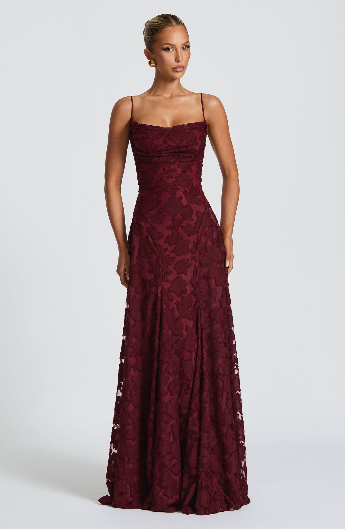 Francis Maxi Dress - Cherry Lacquer – image 9