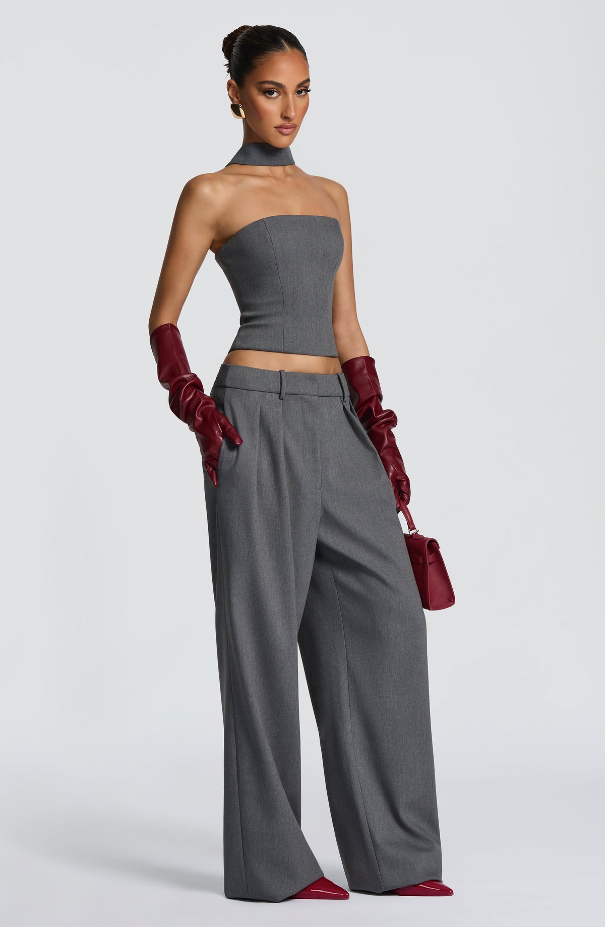 Frankie Gloves - Burgundy – image 6