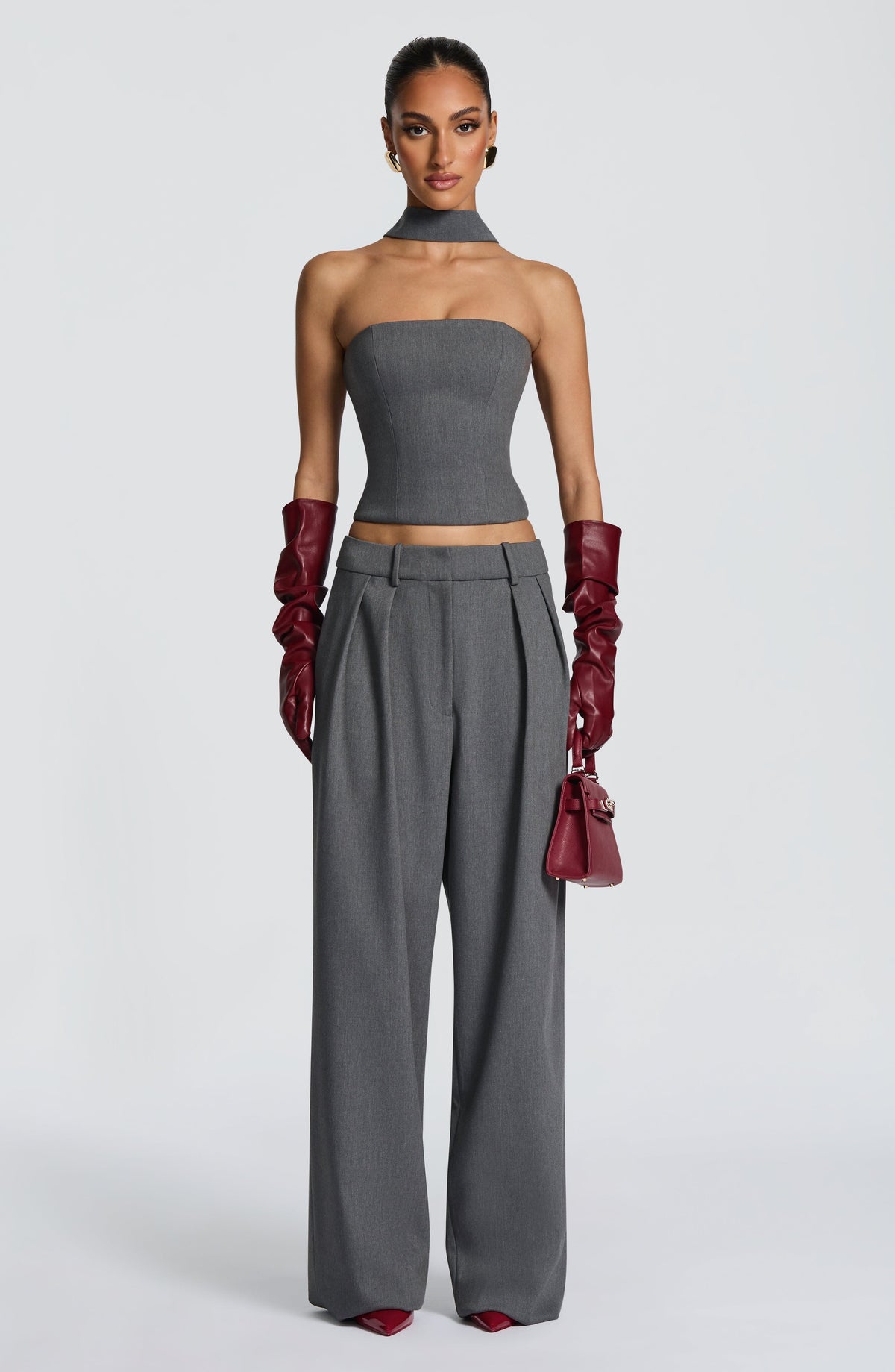 Frankie Gloves - Burgundy – image 5