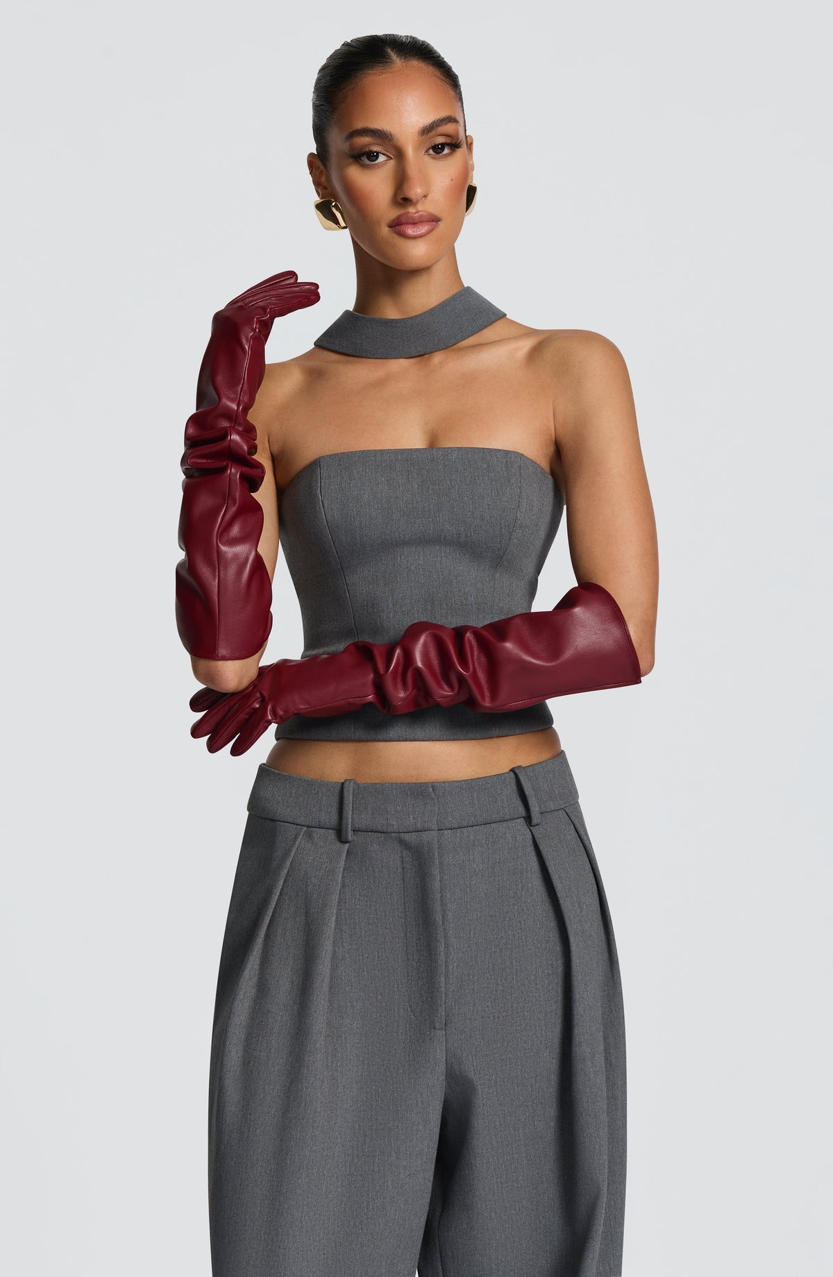Frankie Gloves - Burgundy – image 7