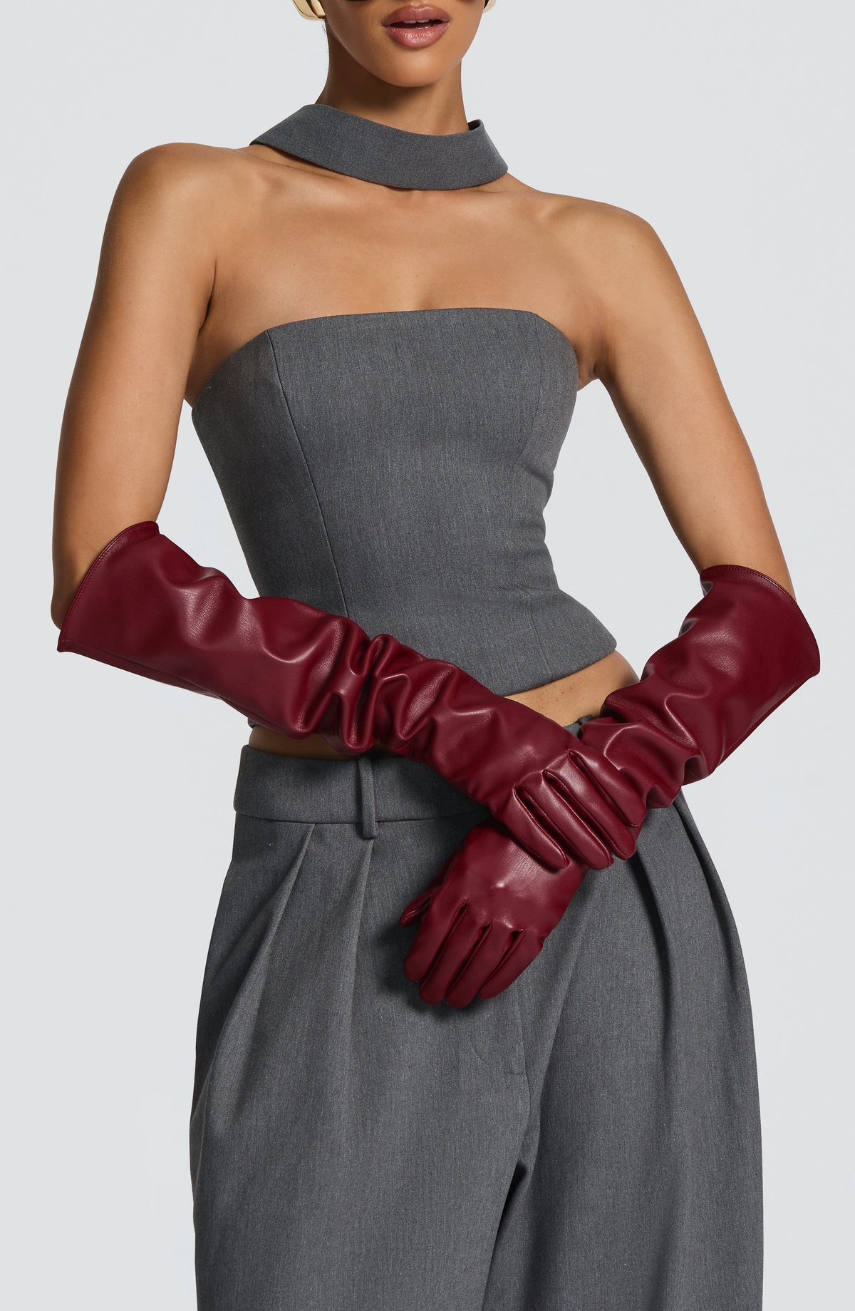 Frankie Gloves - Burgundy – image 1