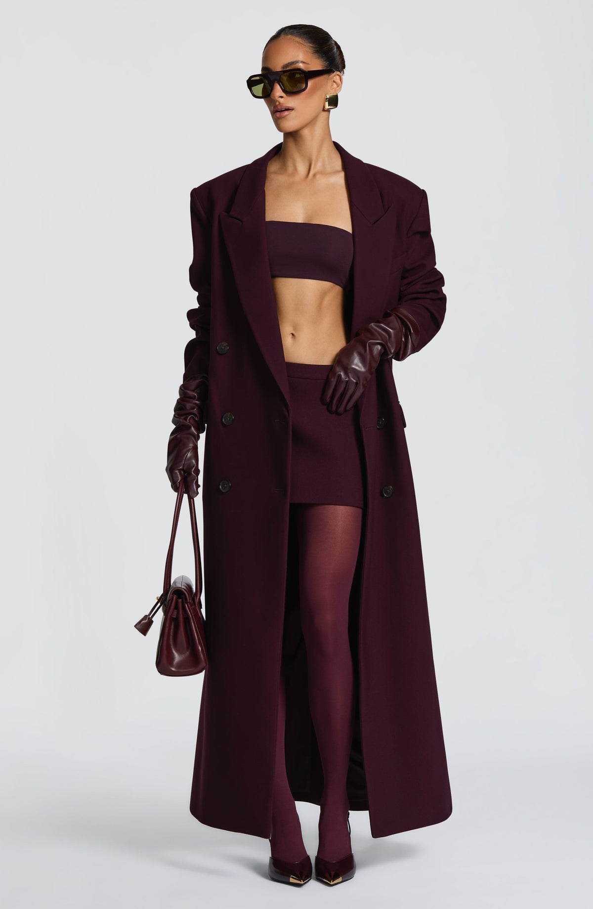 Frankie Gloves - Plum – image 6
