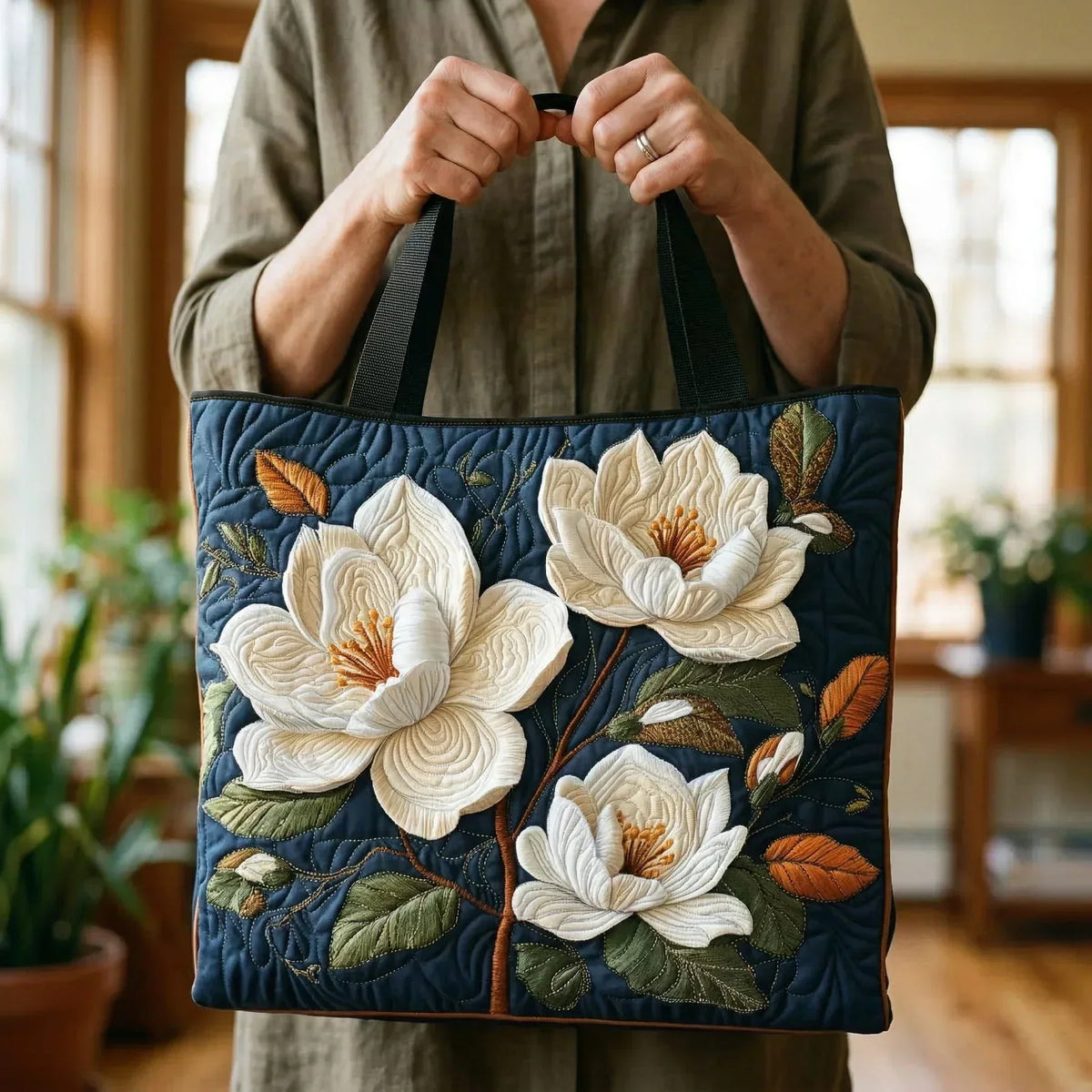 Eliza – Handmade quilted daily bag – image 2