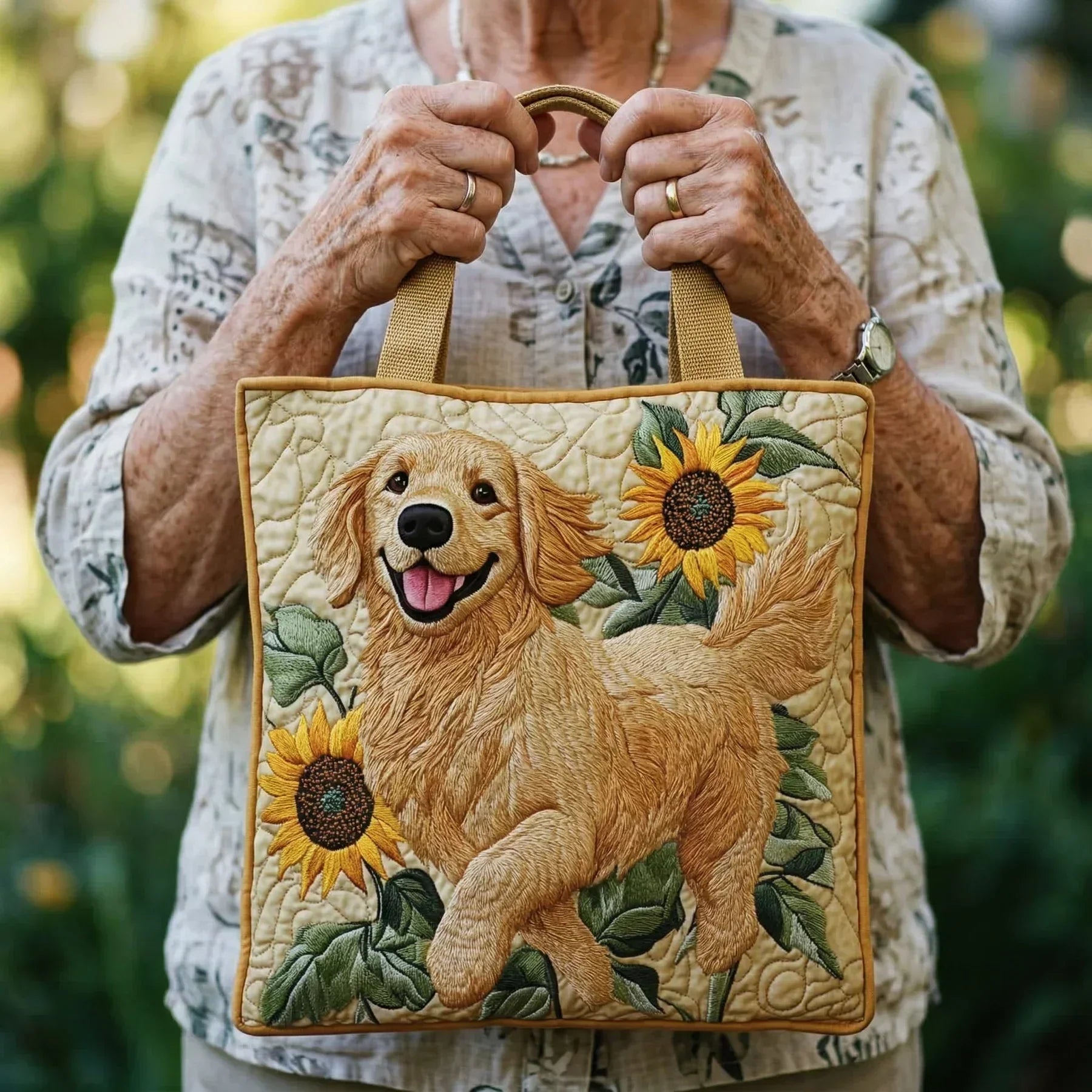 Brooklyn – Handmade soft quilted bag – image 2