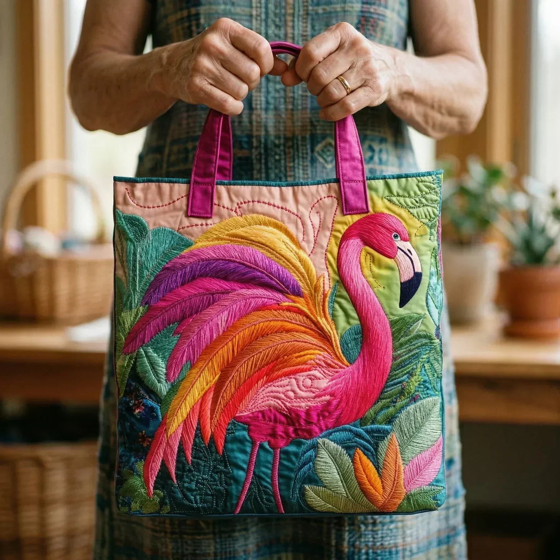 Brianna – Handmade quilted everyday bag – image 3