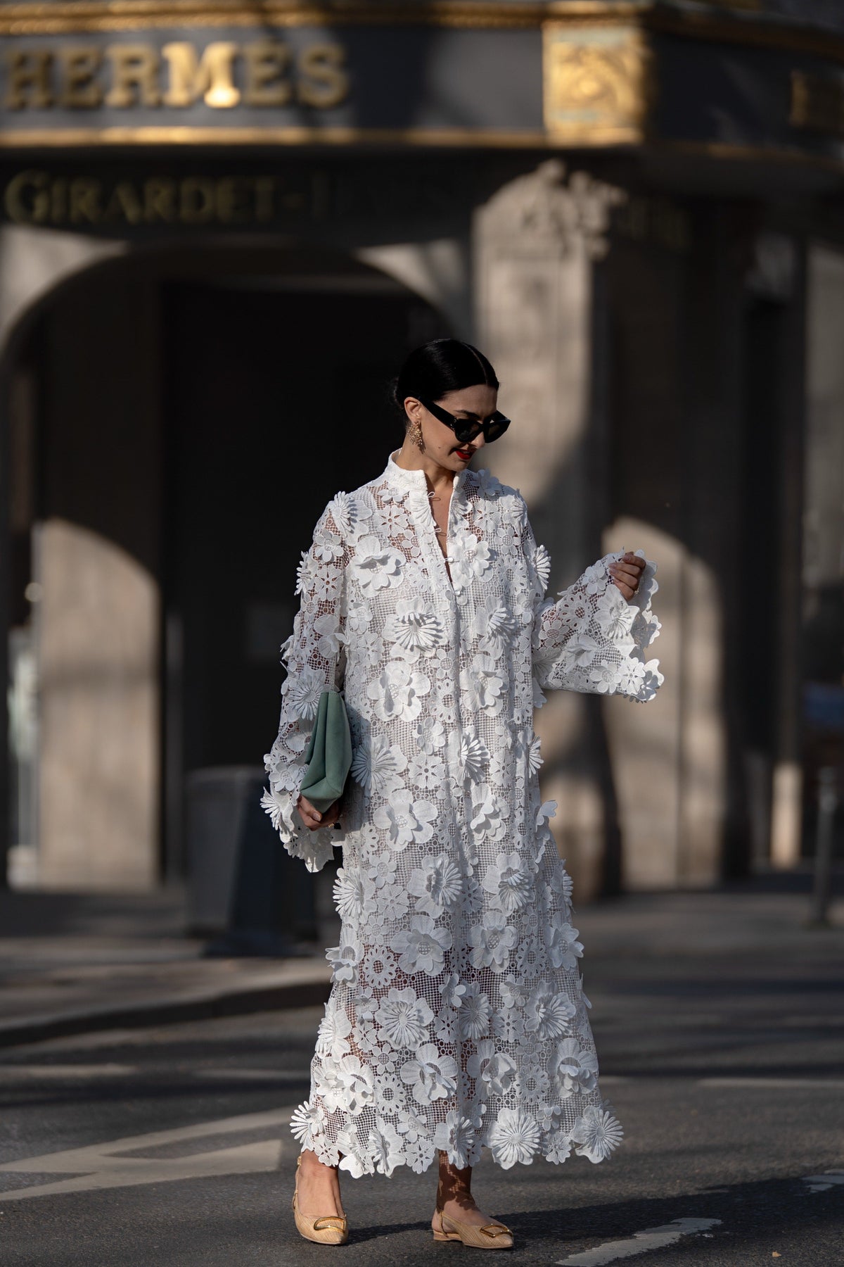 Estelle Dress in White Lace – image 2