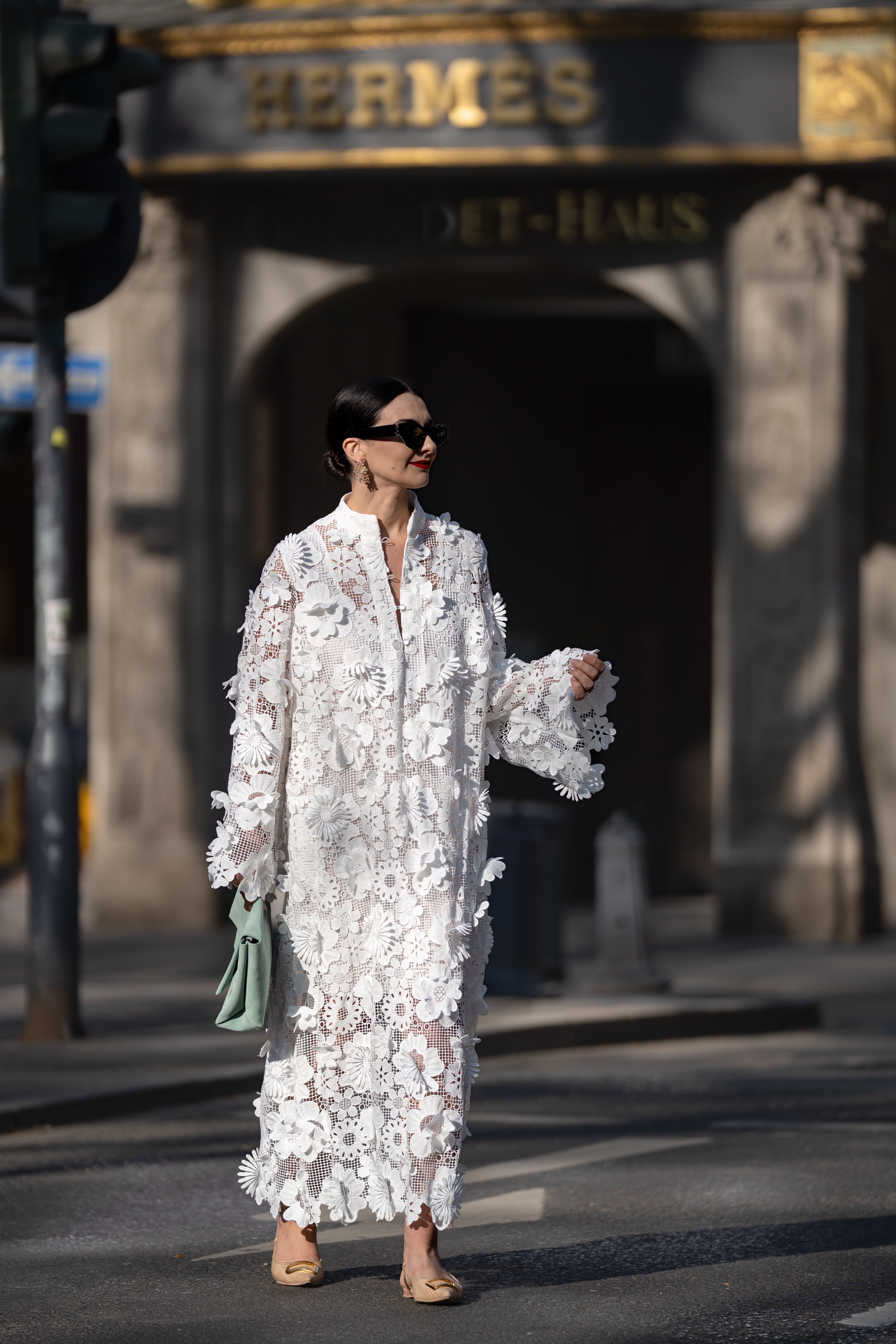 Estelle Dress in White Lace – image 3