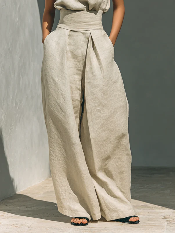 Nuria – Minimalist Sleeveless Top Set – image 10