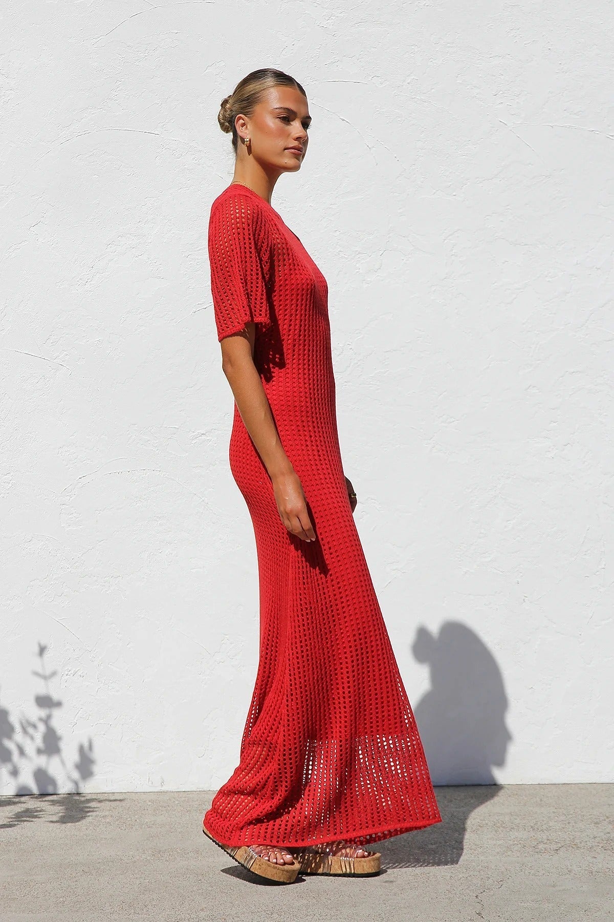 Airlie Crochet Maxi Dress - Natural – image 45
