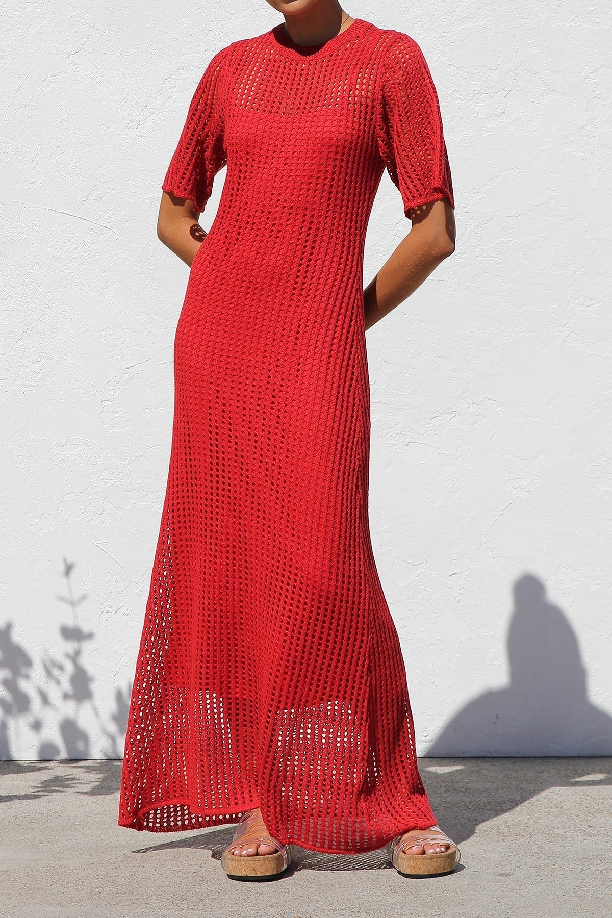 Airlie Crochet Maxi Dress - Natural – image 48