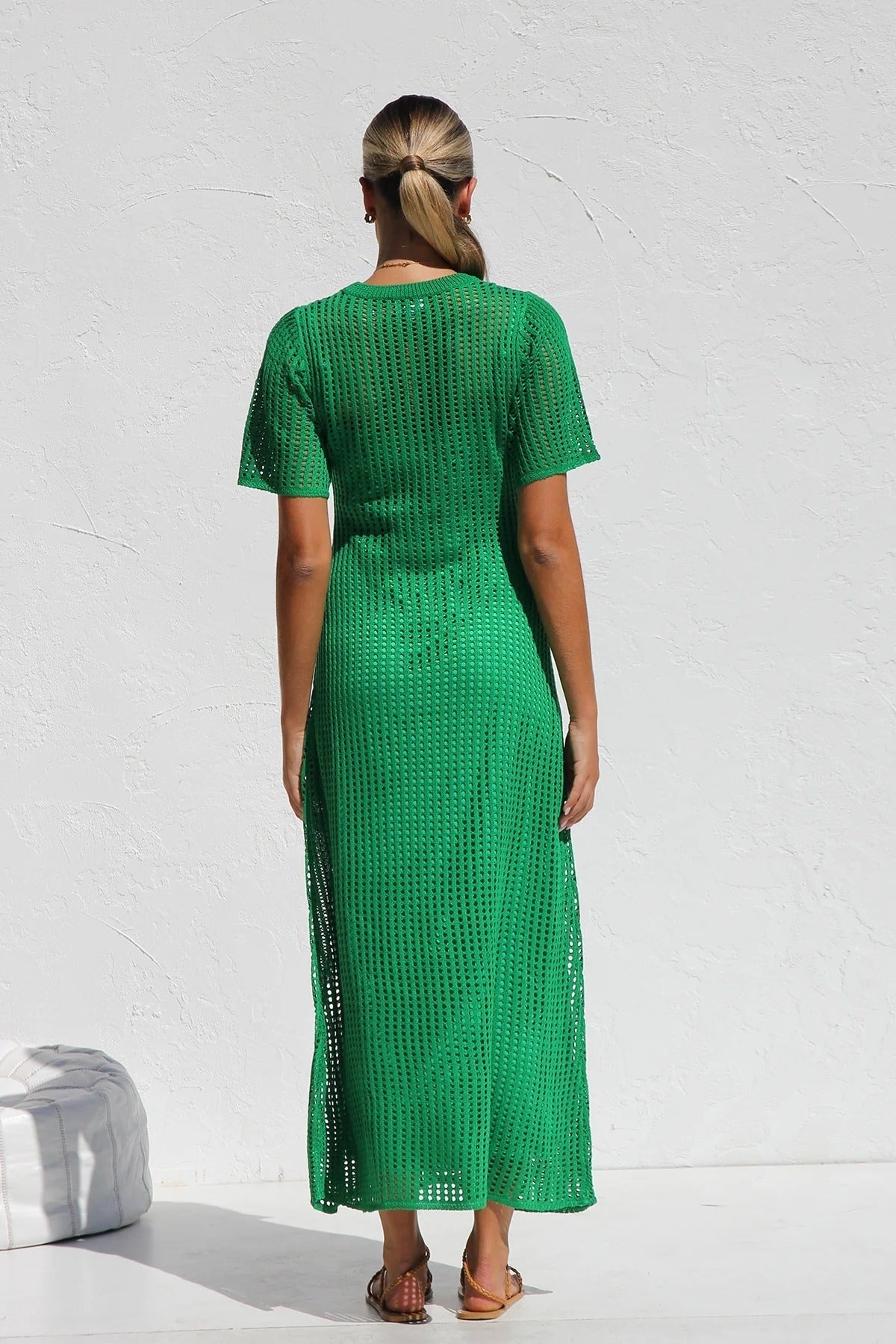 Airlie Crochet Maxi Dress - Natural – image 34