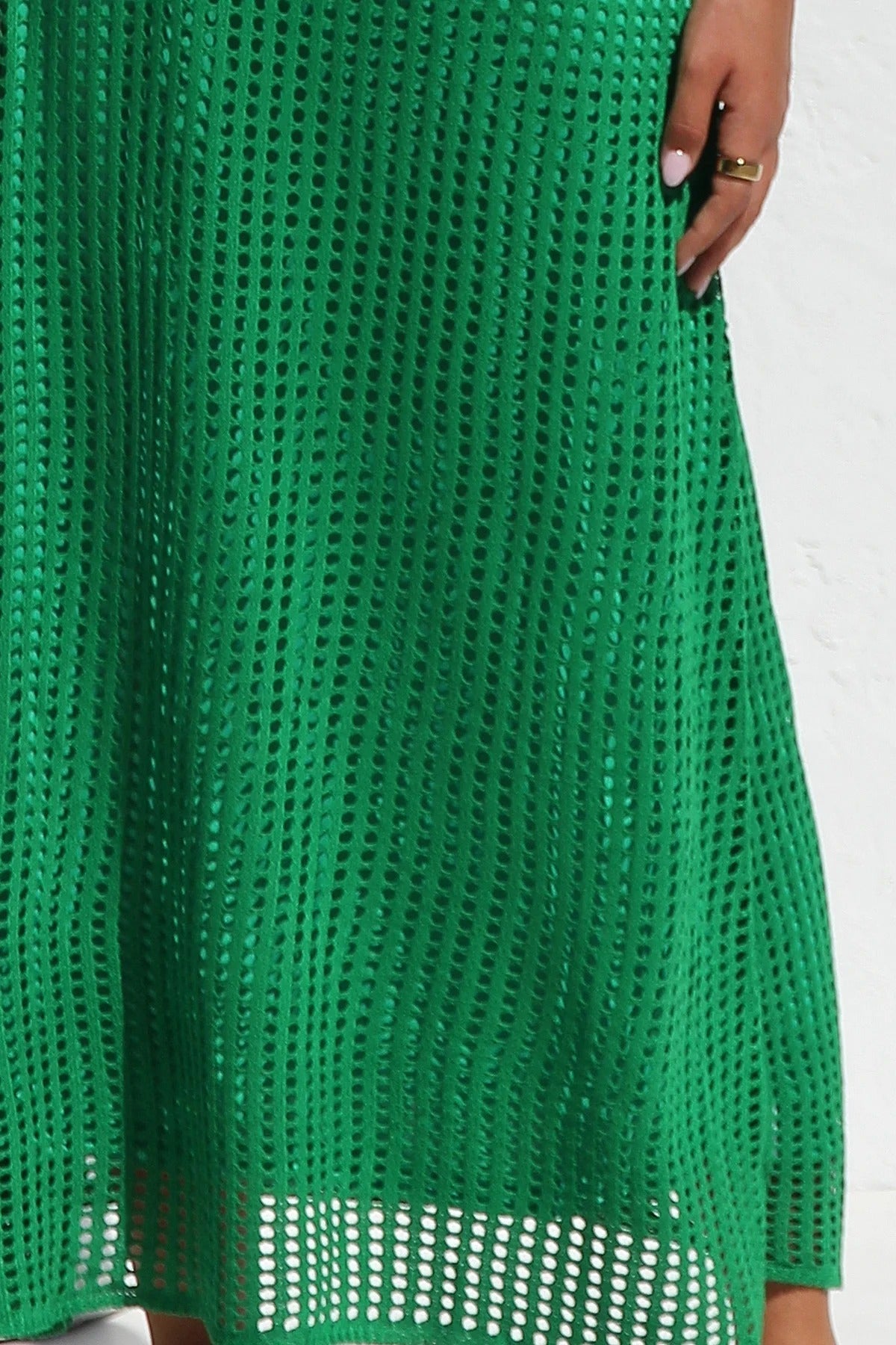 Airlie Crochet Maxi Dress - Natural – image 35