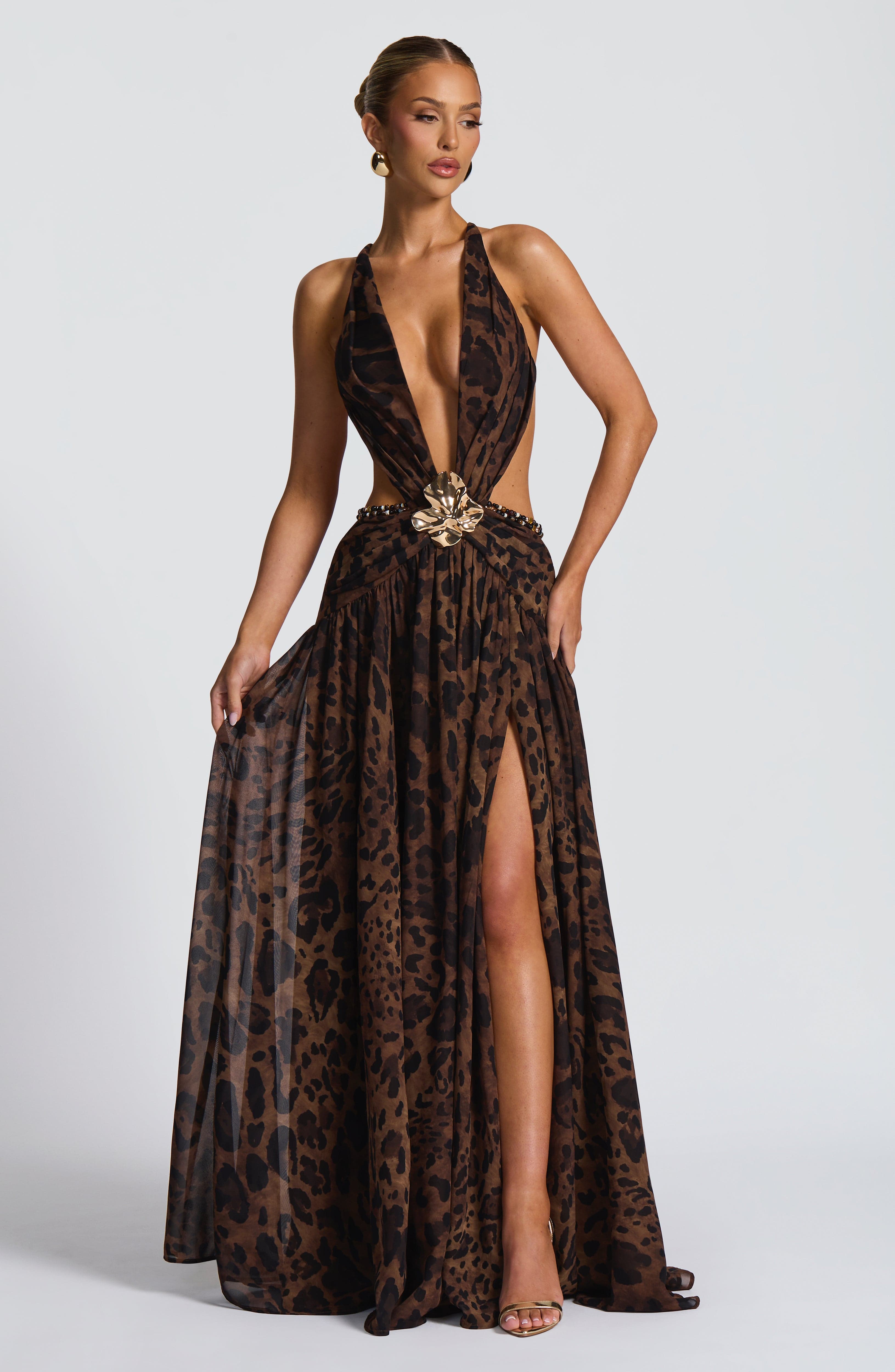 Indianna Maxi Dress - Leopard Print – image 14