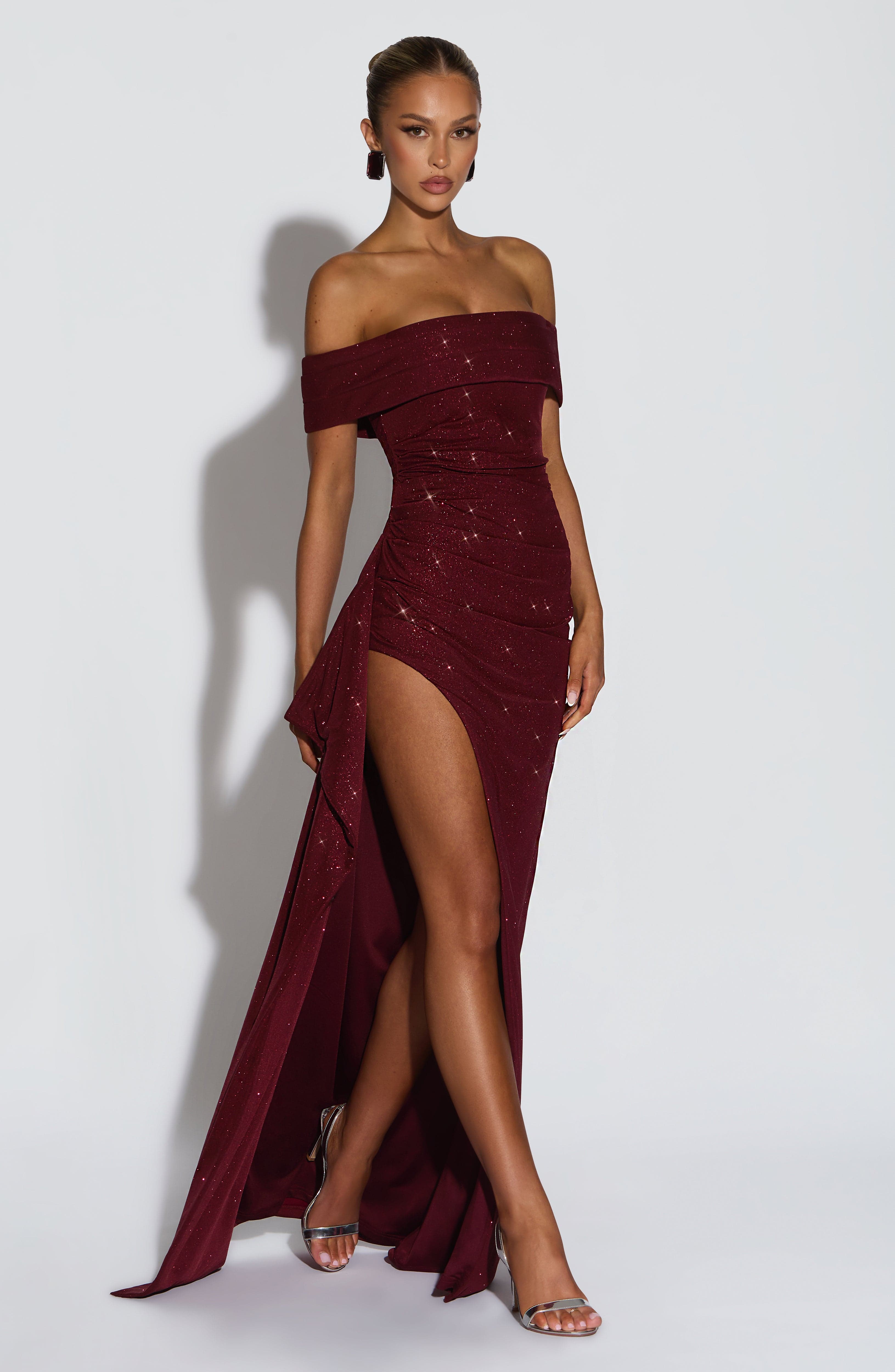 Joyce Maxi Dress - Wine Sparkle – image 2