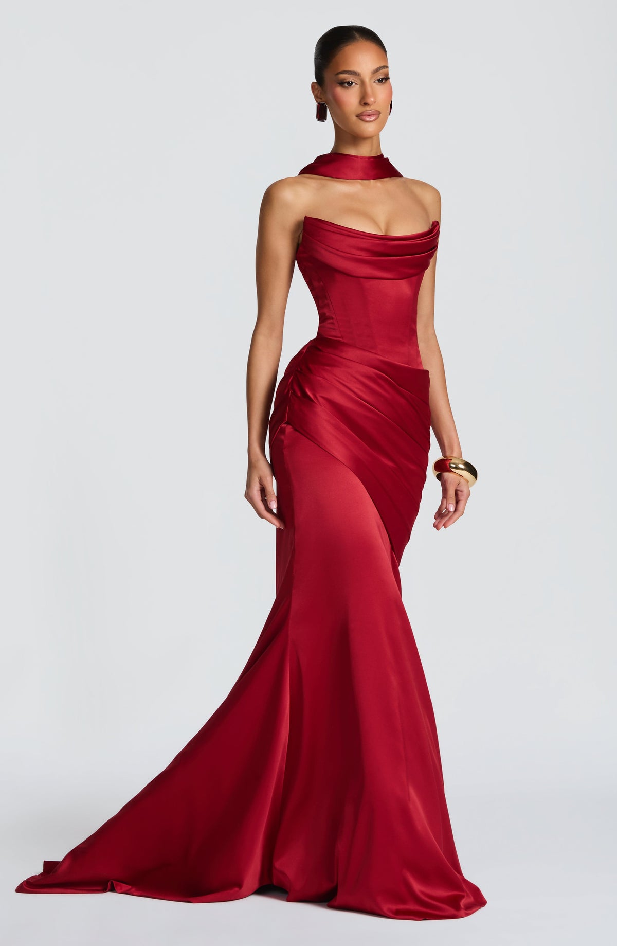Kensington Maxi Dress - Deep Red – image 2