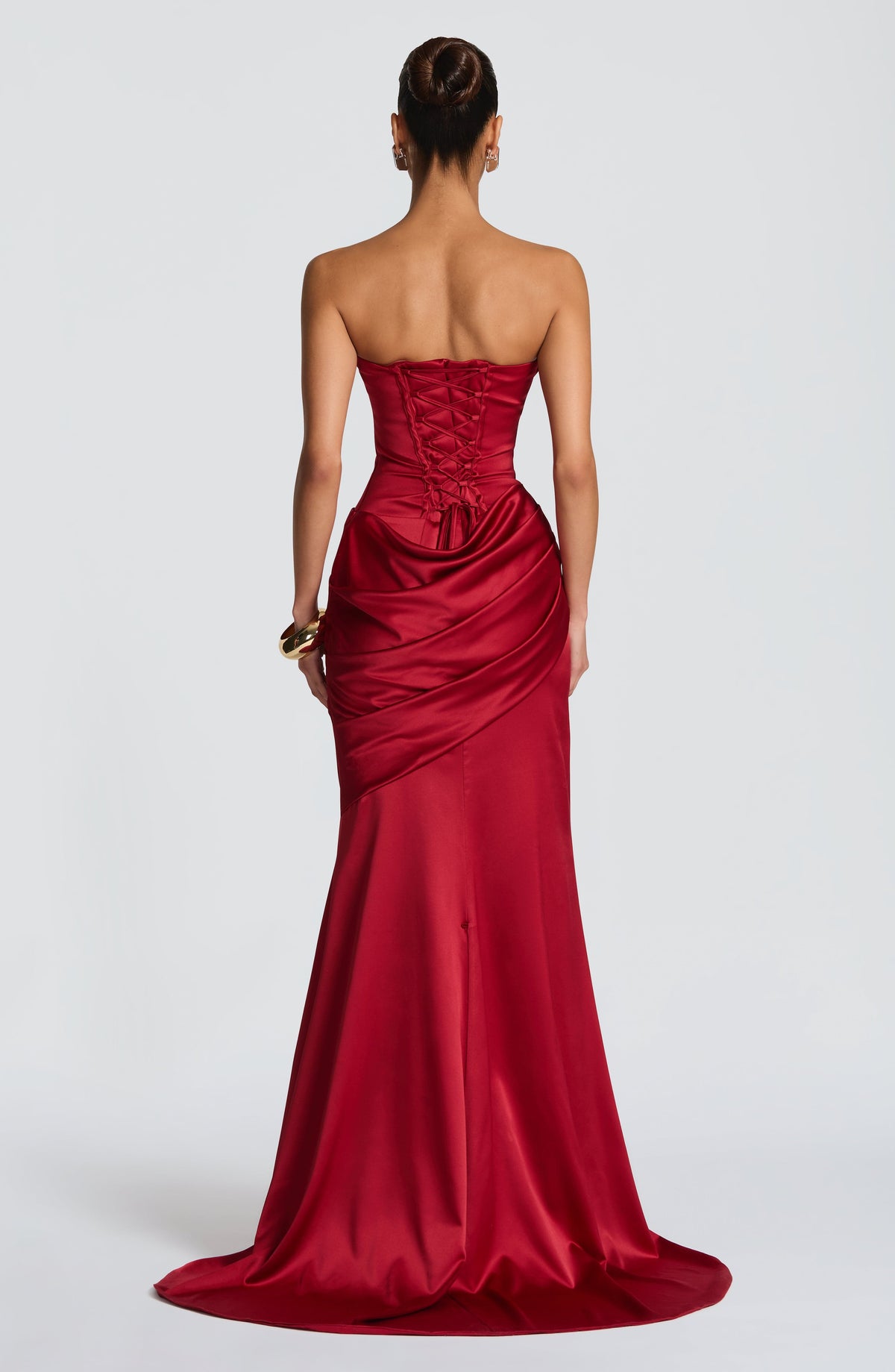 Kensington Maxi Dress - Deep Red – image 3