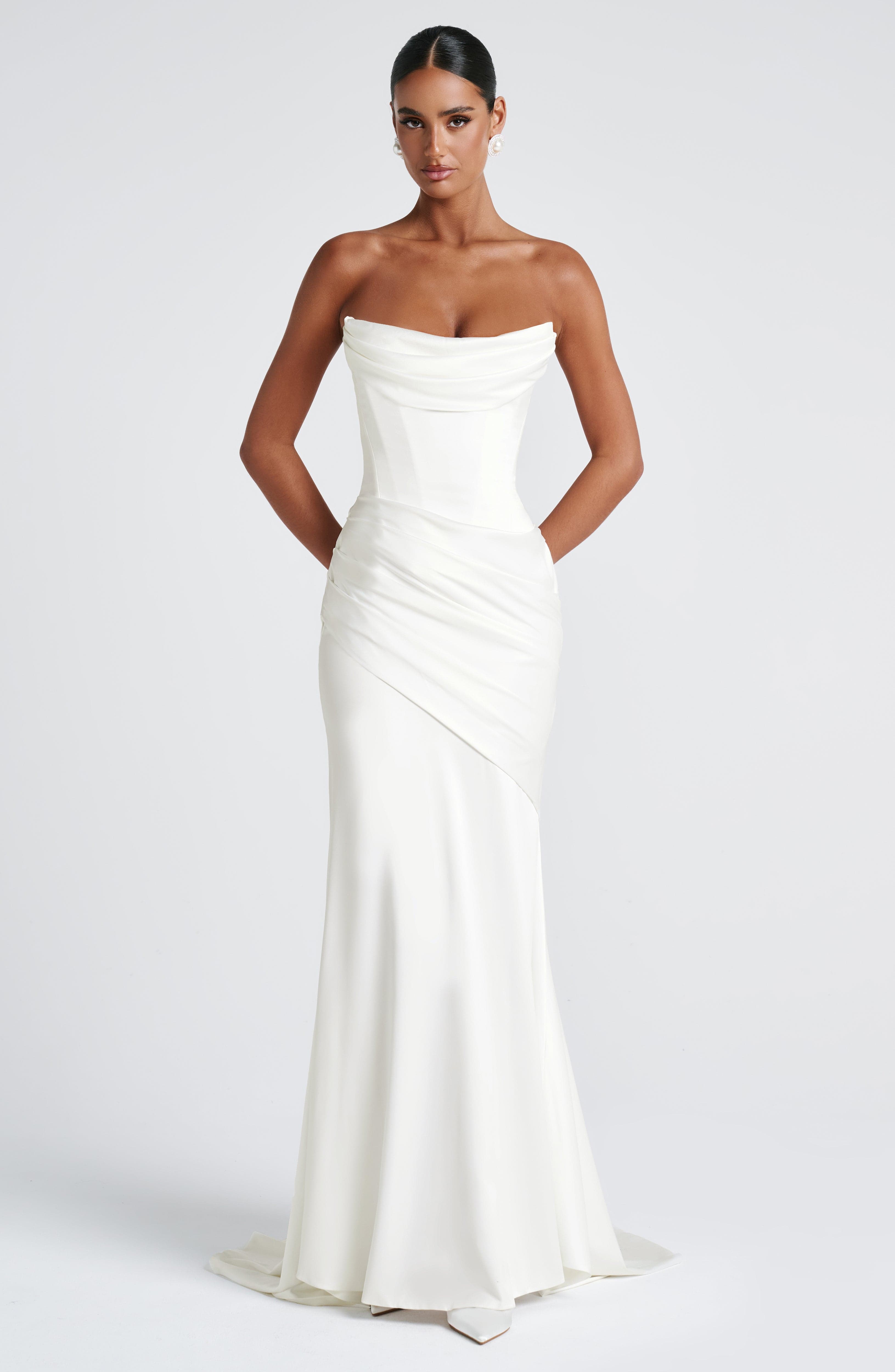 Kensington Maxi Dress - Ivory – image 12