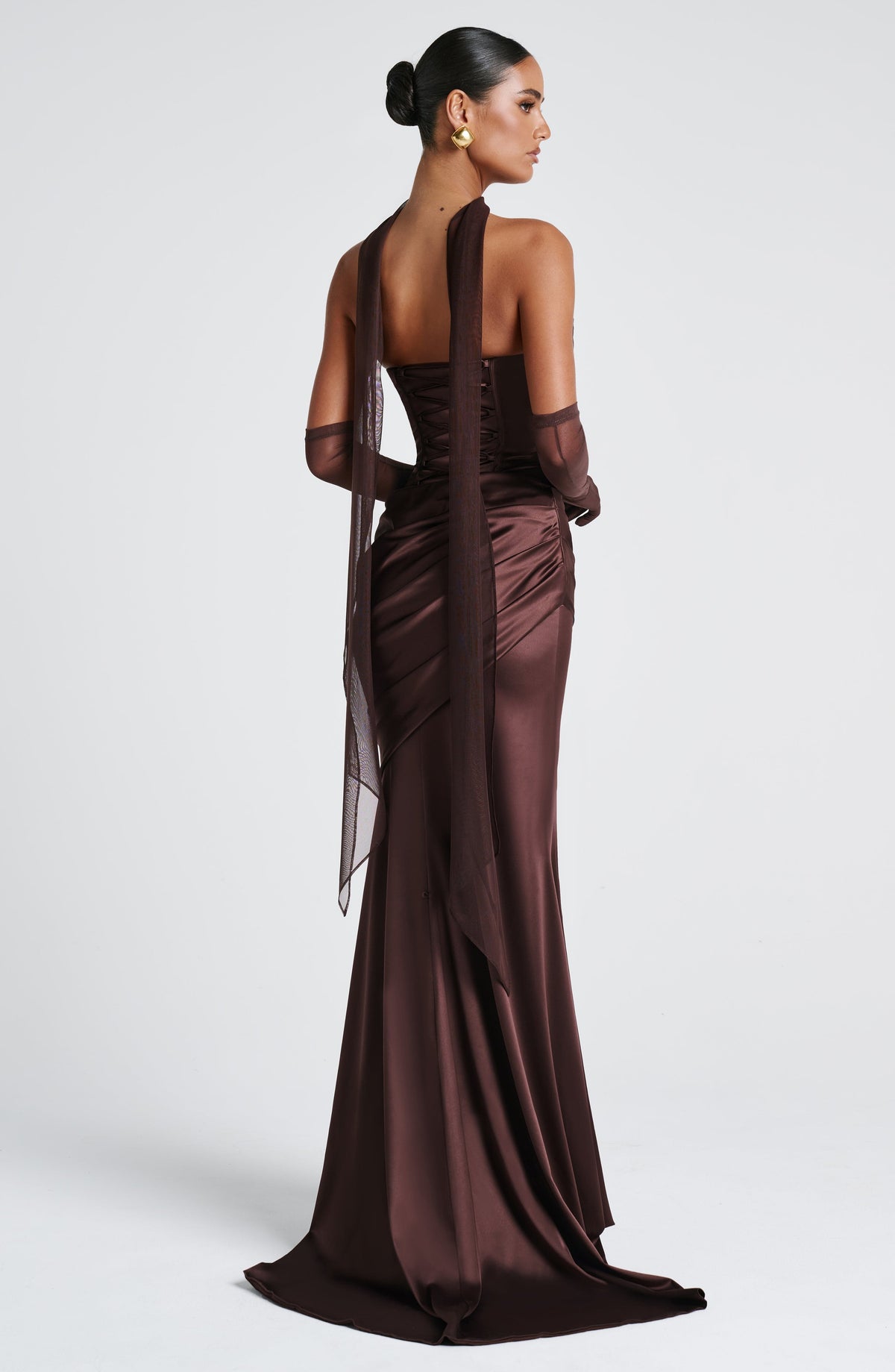 Kensington Maxi Dress - Plum Brown – image 2