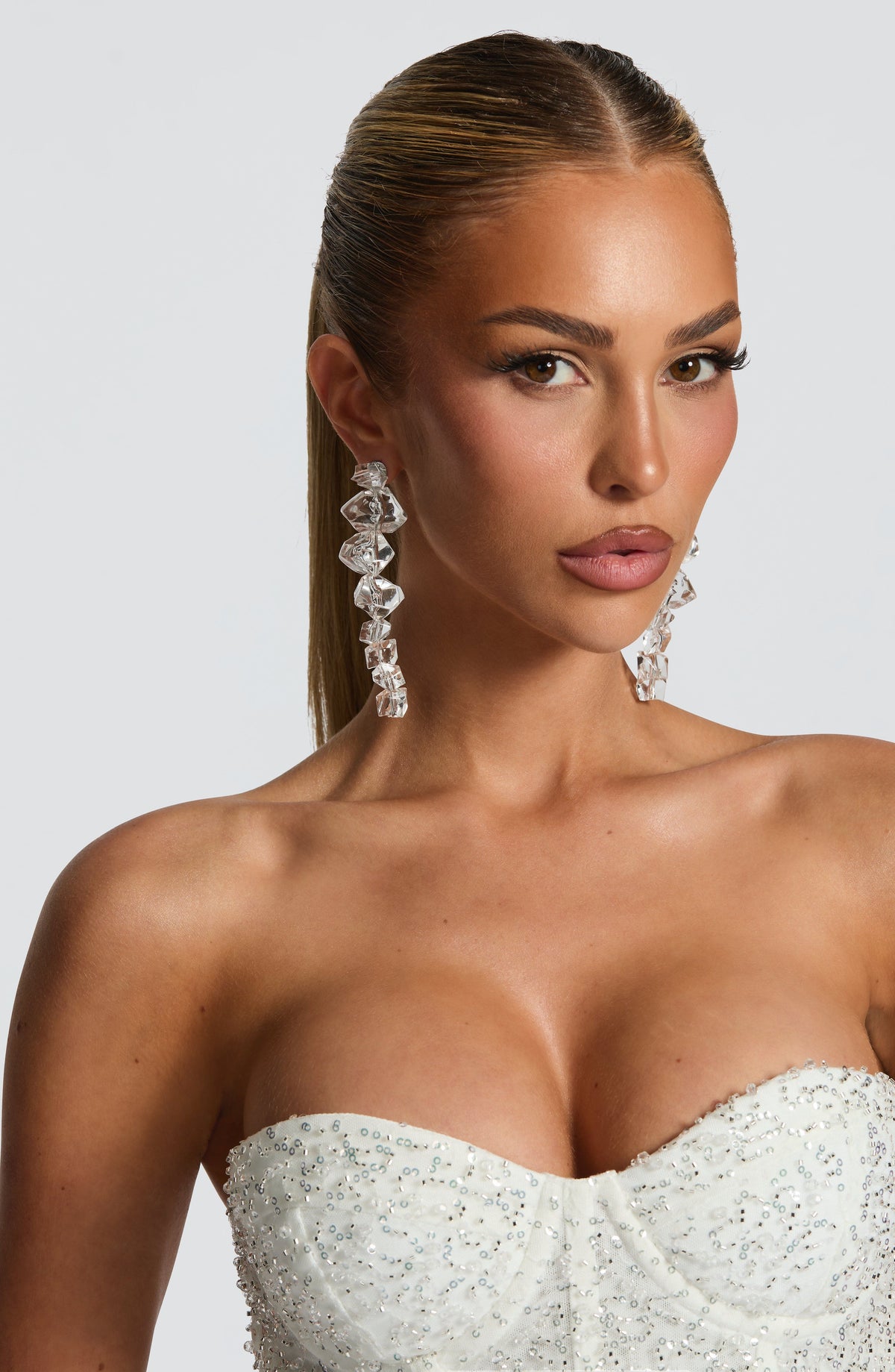 Lumina Earrings - Clear – image 3