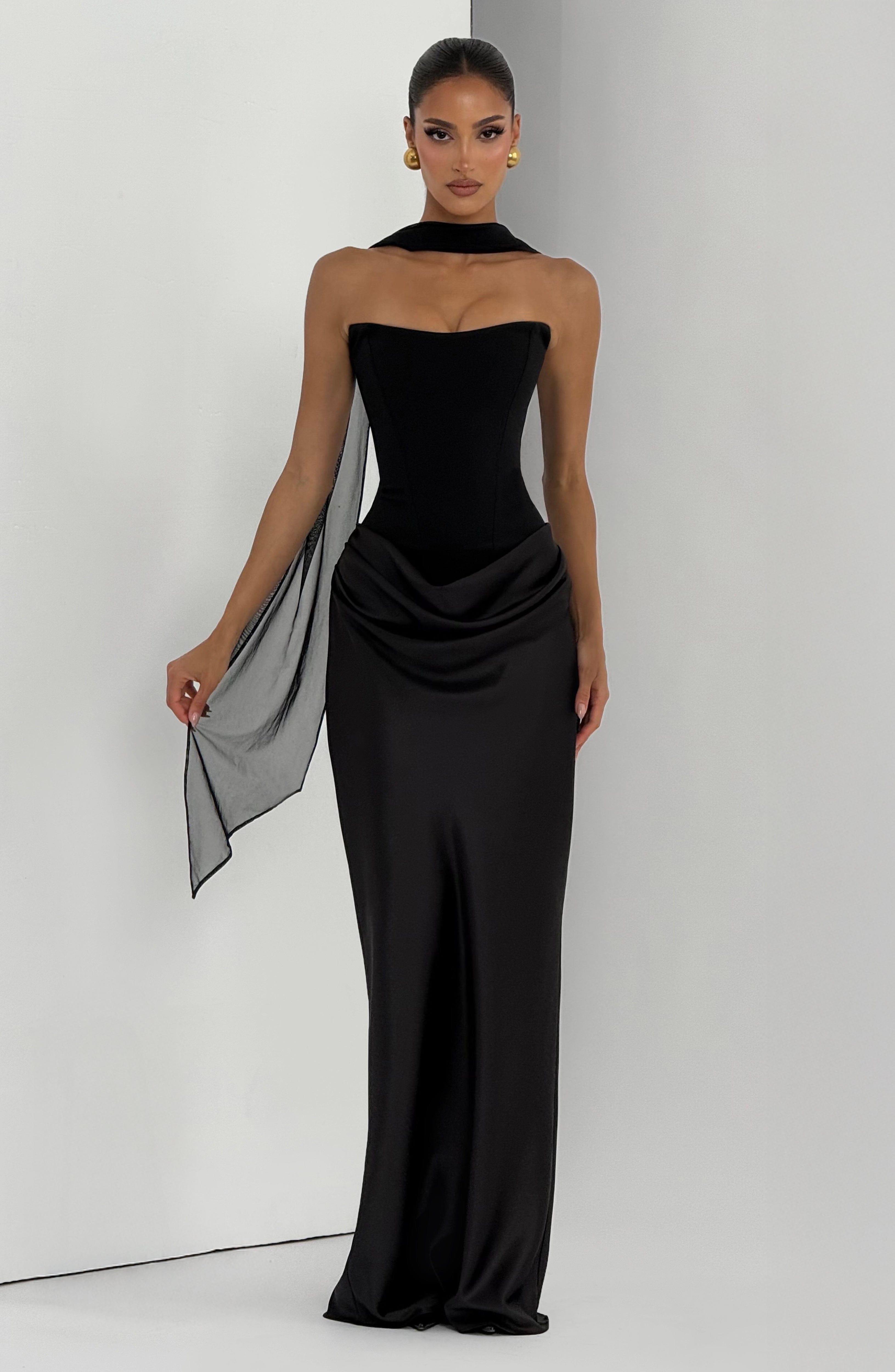 Maggie Maxi Dress - Black – image 10