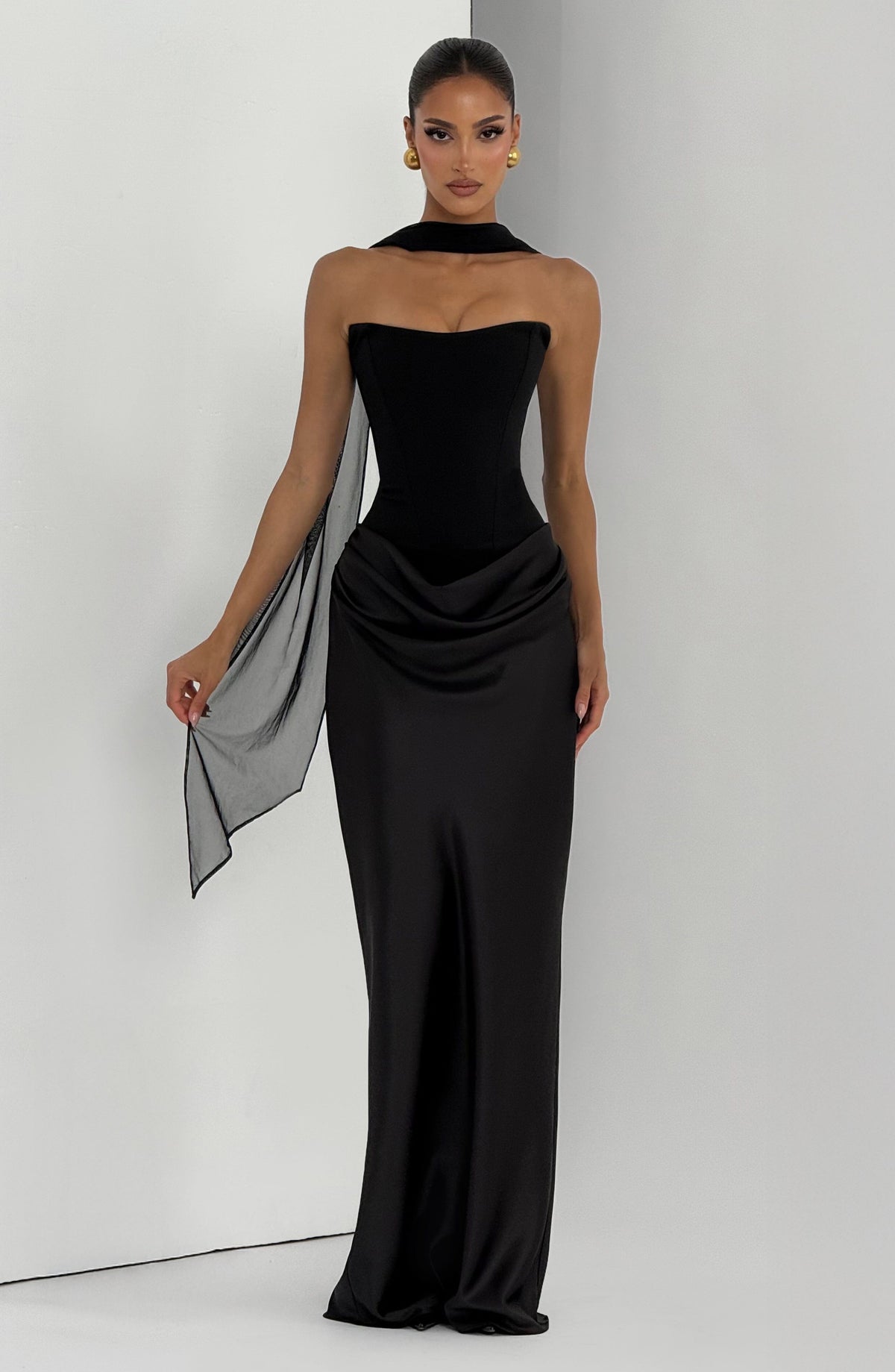 Maggie Maxi Dress - Black – image 10