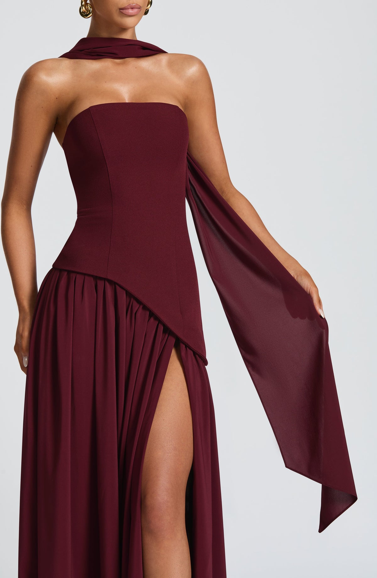 Maliyah Maxi Dress - Cherry Lacquer – image 6