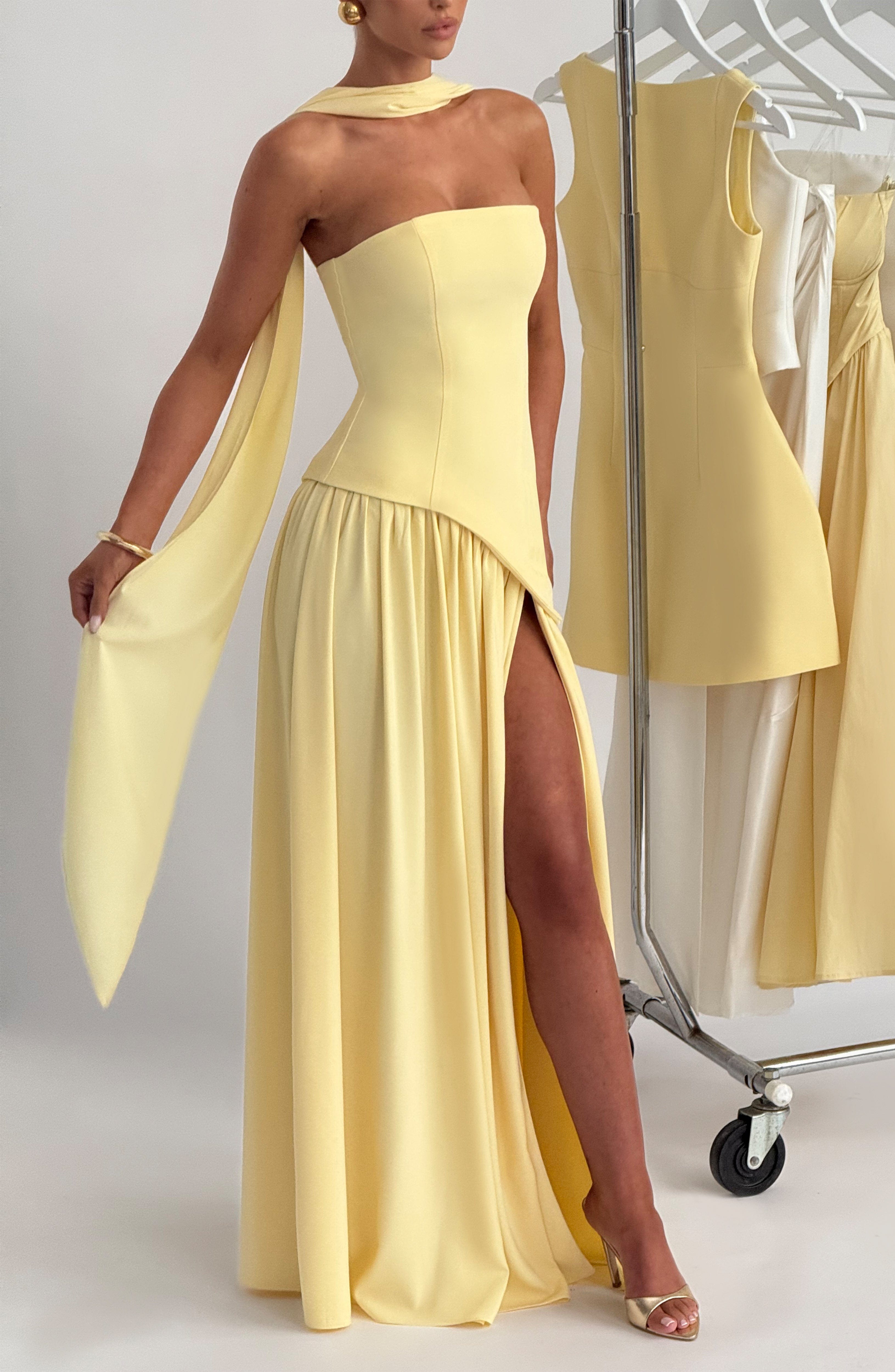 Maliyah Maxi Dress - Lemon – image 6