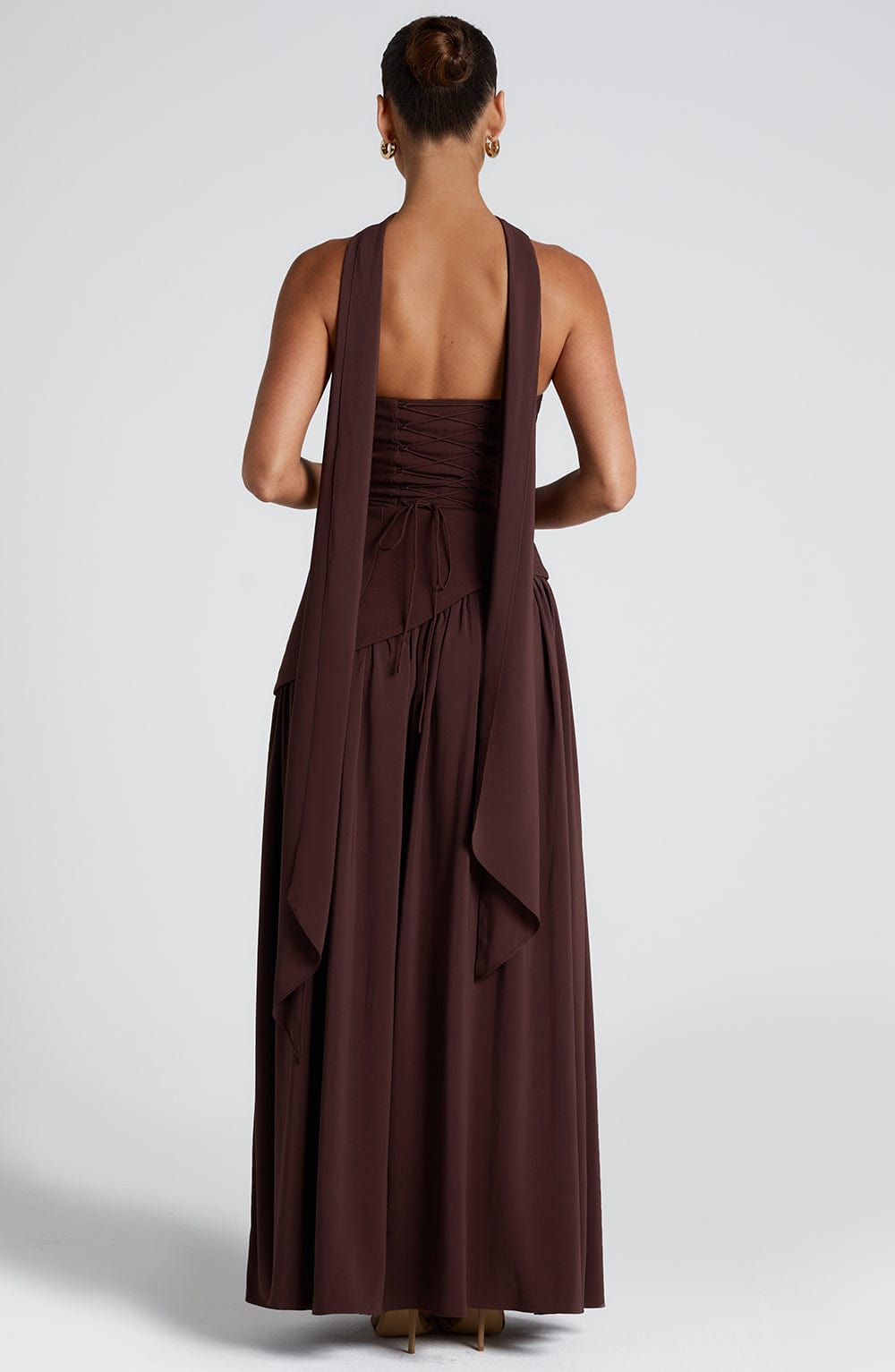 Maliyah Maxi Dress - Plum Brown – image 5