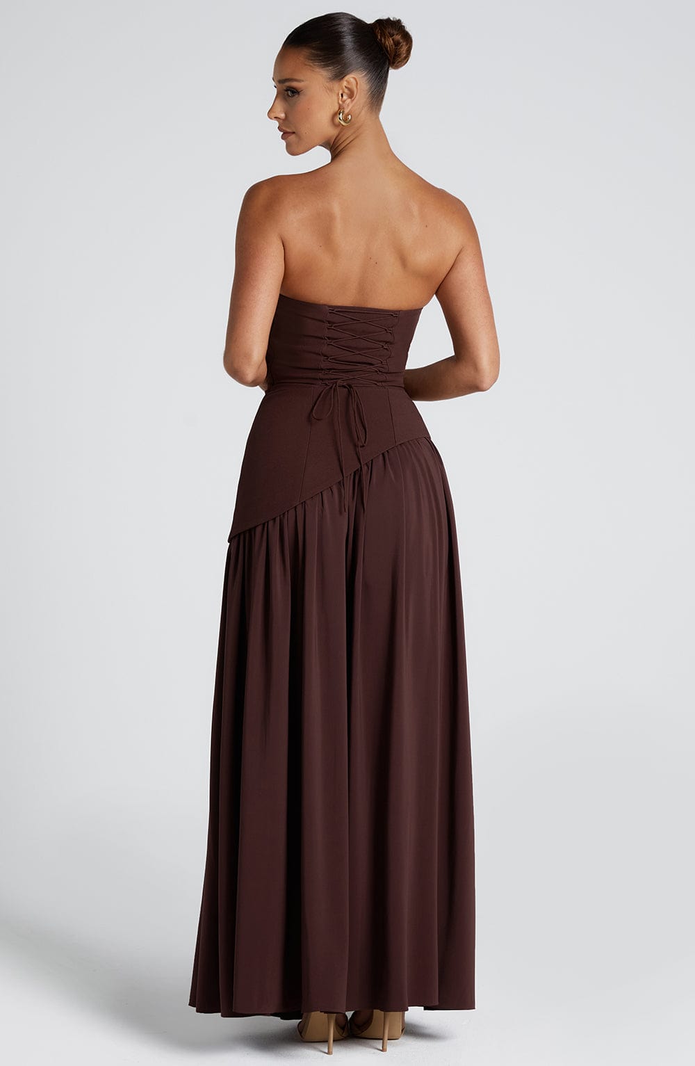 Maliyah Maxi Dress - Plum Brown – image 6