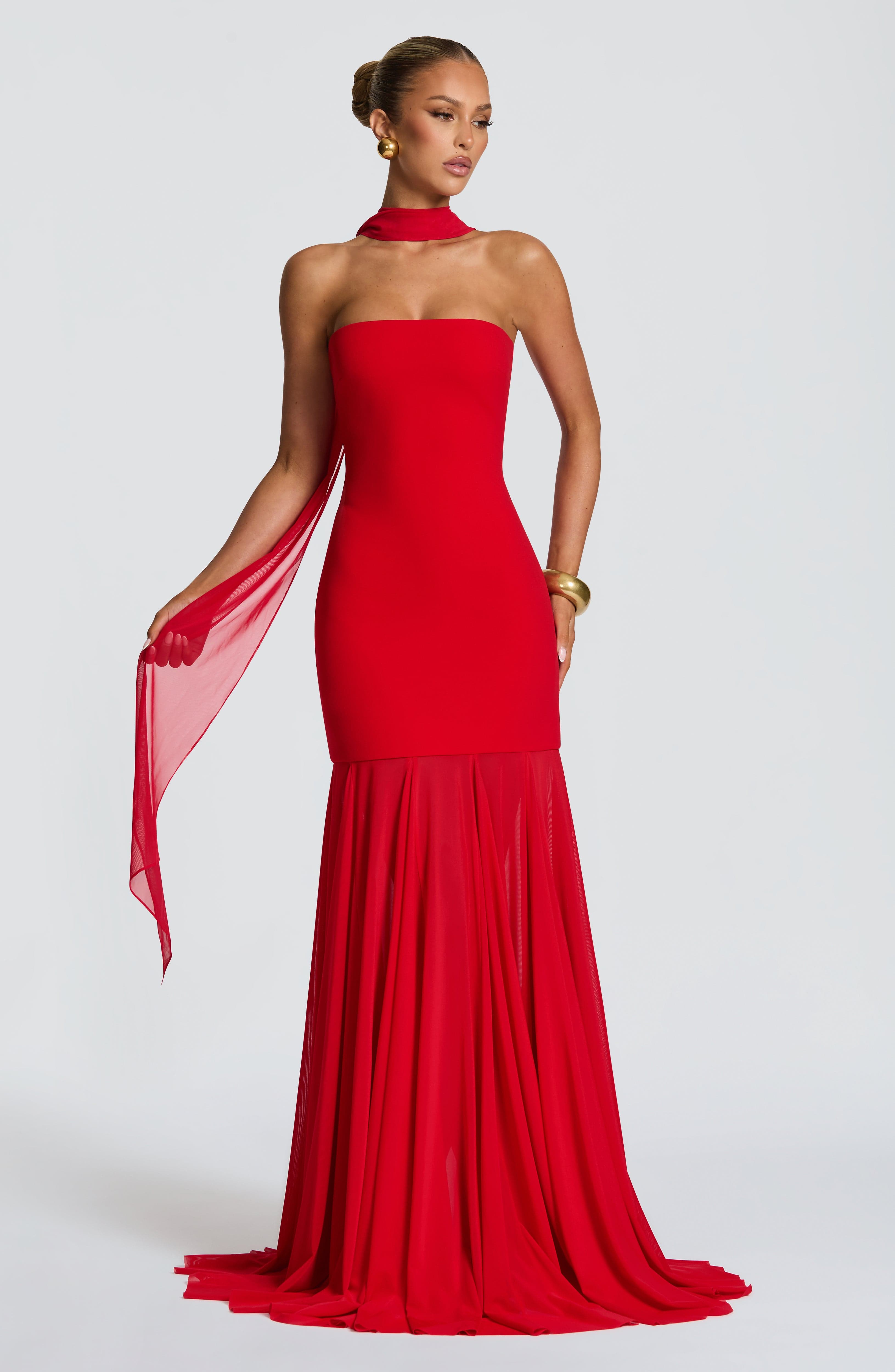Merritt Gown - Red – image 1