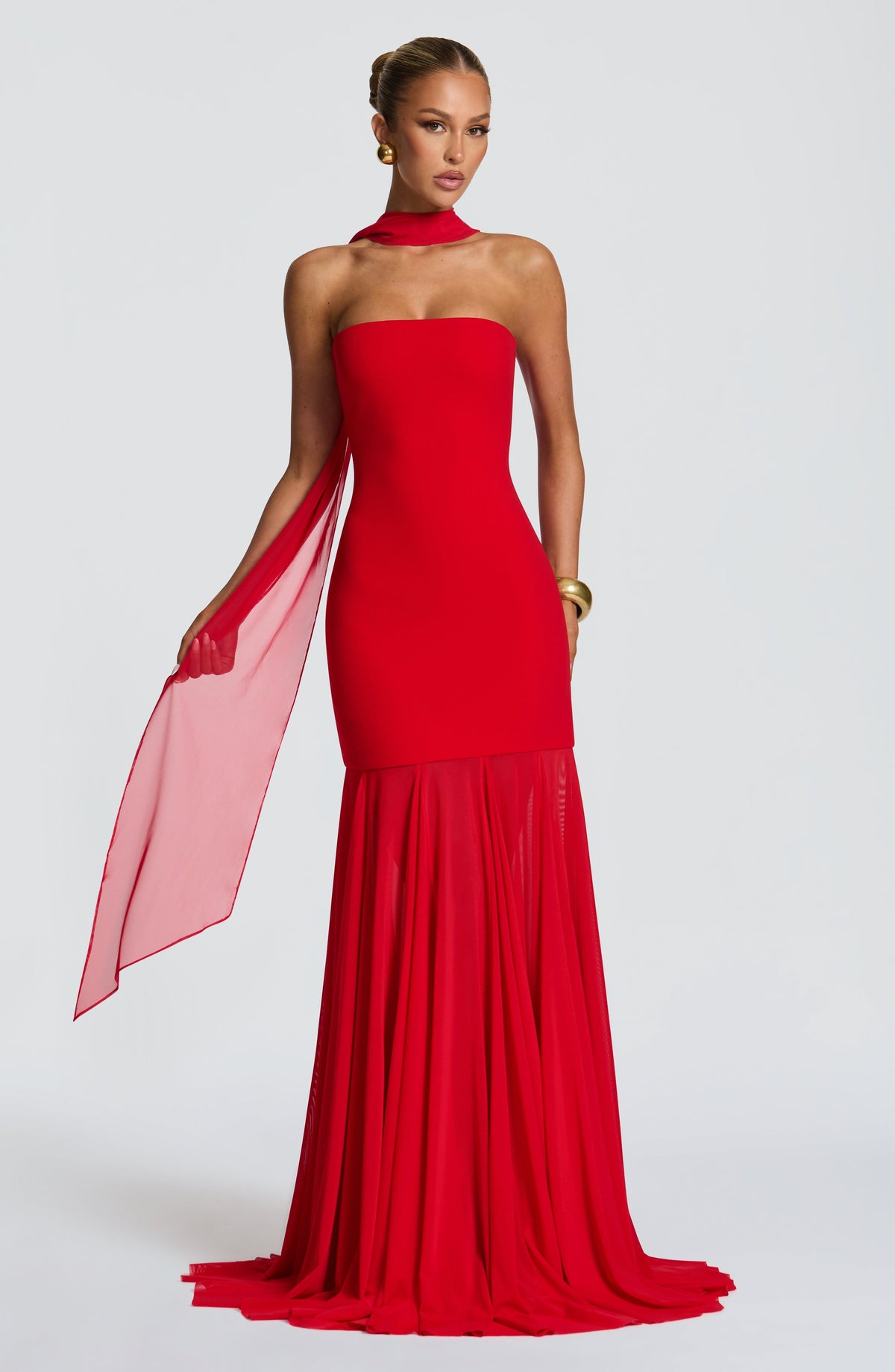 Merritt Gown - Red – image 7