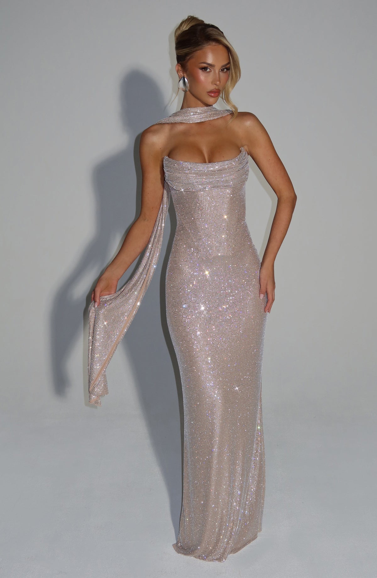 Mirabella Maxi Dress - Nude – image 3